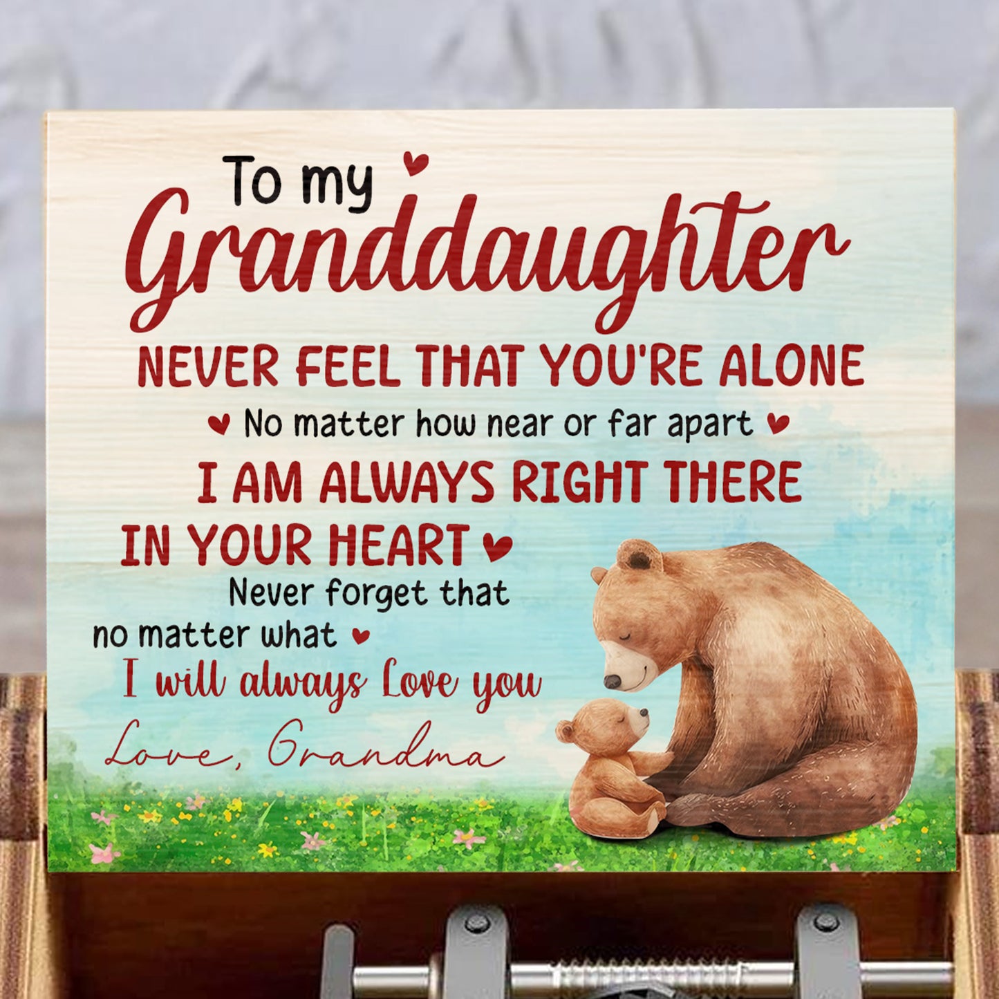 Always In Your Heart, Love Bears With Flowers