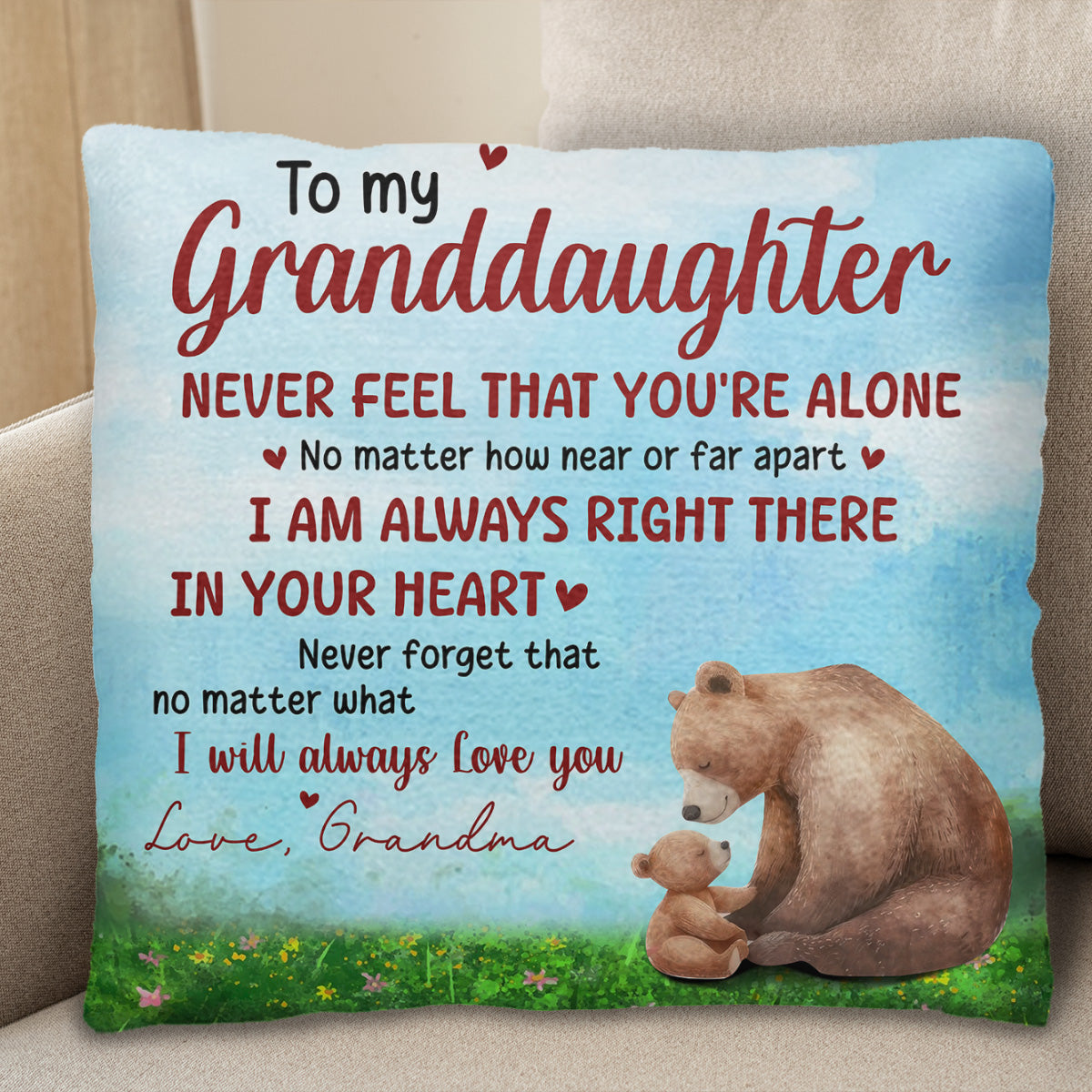 Grandma's Love Bears Heartfelt Message For Granddaughter