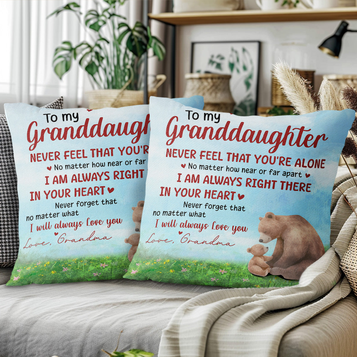 Grandma's Love Bears Heartfelt Message For Granddaughter