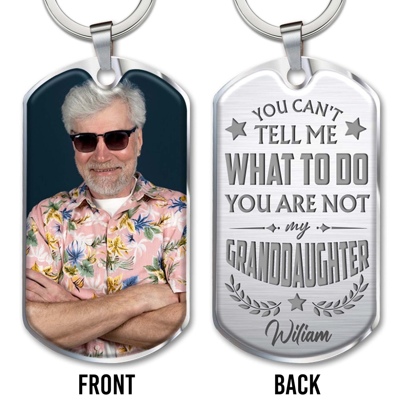 You Can't Tell Me What To Do Granddaughter Wreath Design