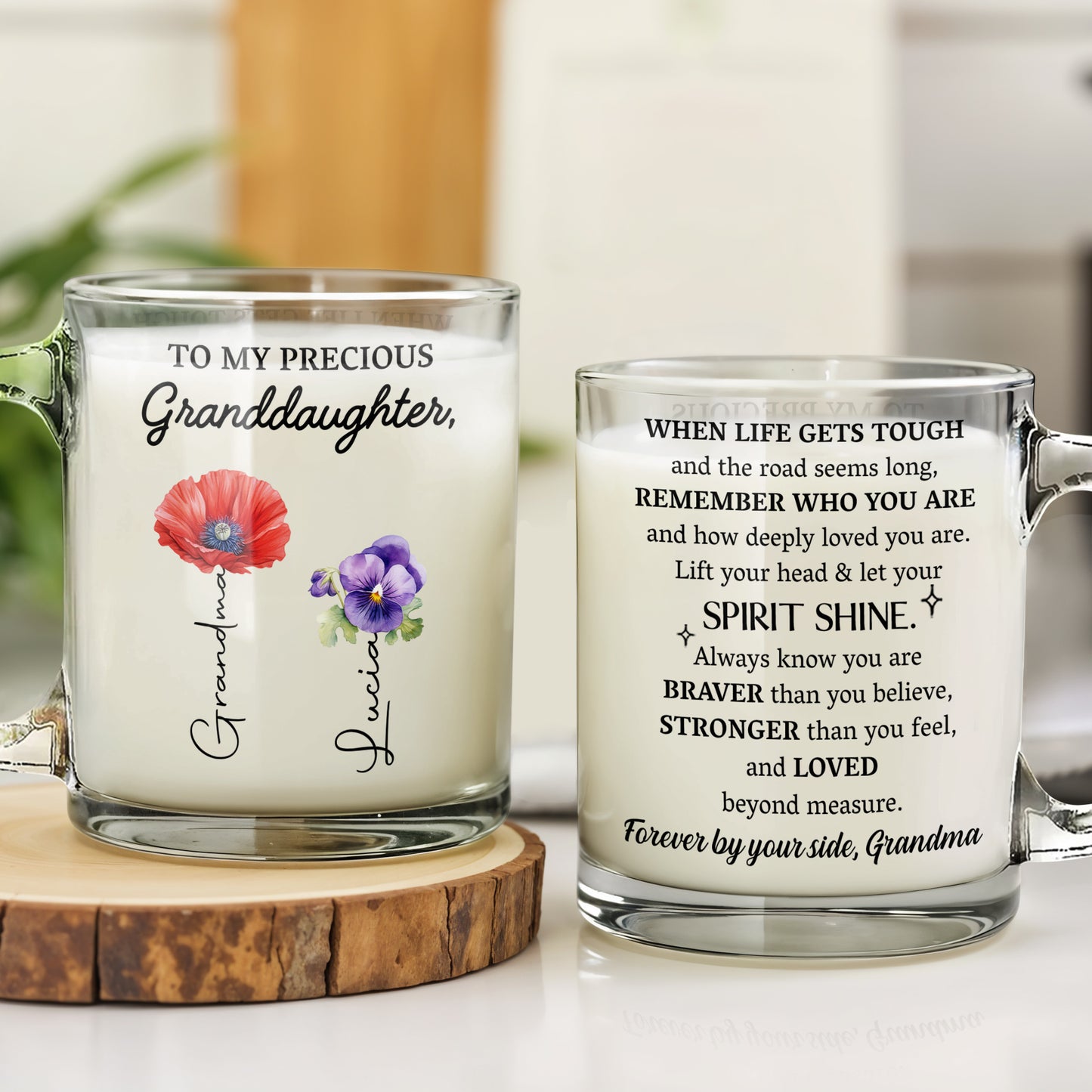 To My Precious Granddaughter Forever By Your Side Dear Grandma