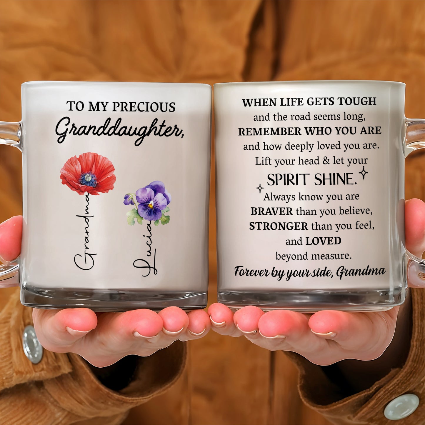 To My Precious Granddaughter Forever By Your Side Dear Grandma