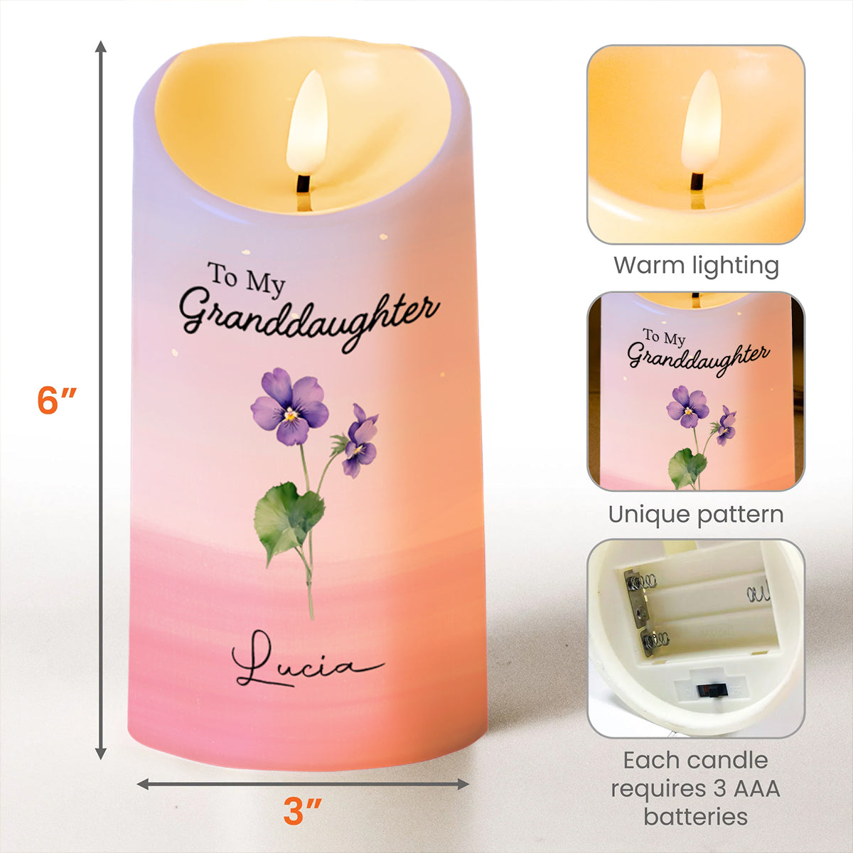 Braver Than You Think, Loved More Than You Know Candle