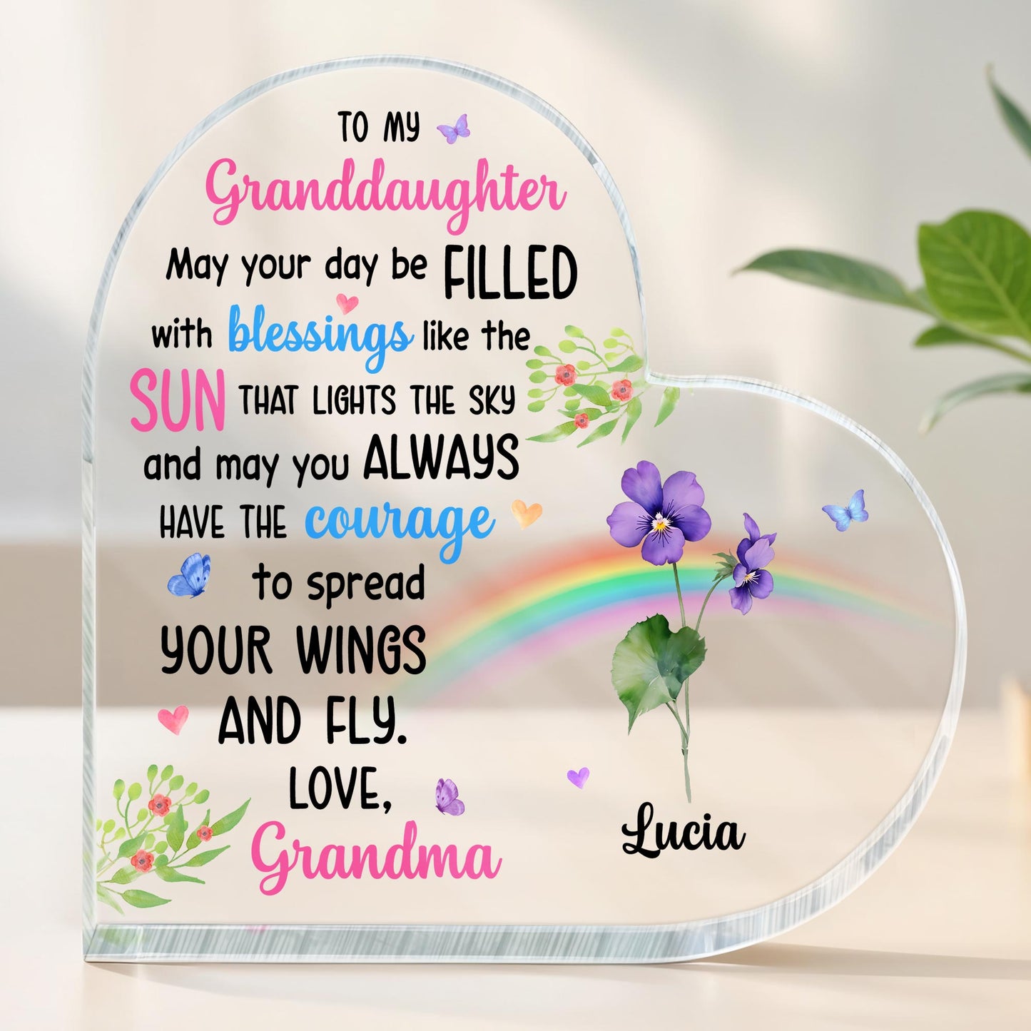 Granddaughter Blessings Filled With Sunshine And Courage