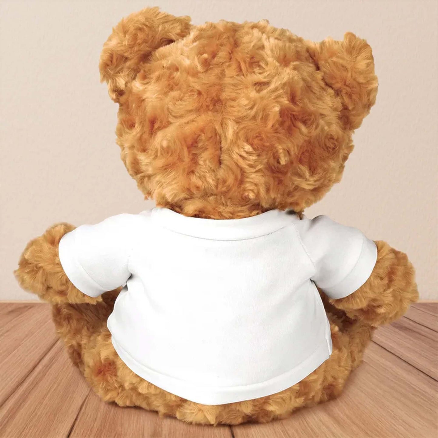 To My Granddaughter, Inside This Teddy Bear Is A Piece Of My Heart, Teddy Bear And Heart - Personalized Custom Cuddle Bear - GDT267_TED