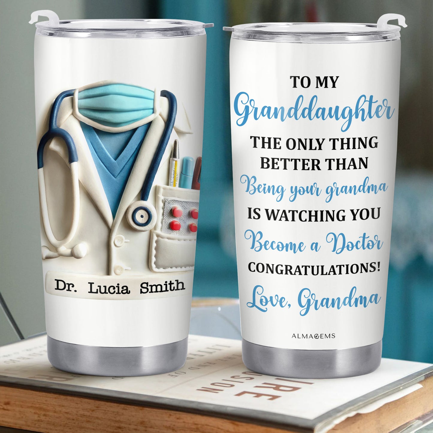 To My Granddaughter, The Only Thing Better Than, Doctor's Coat and Stethoscope