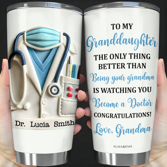 To My Granddaughter, The Only Thing Better Than, Doctor's Coat and Stethoscope