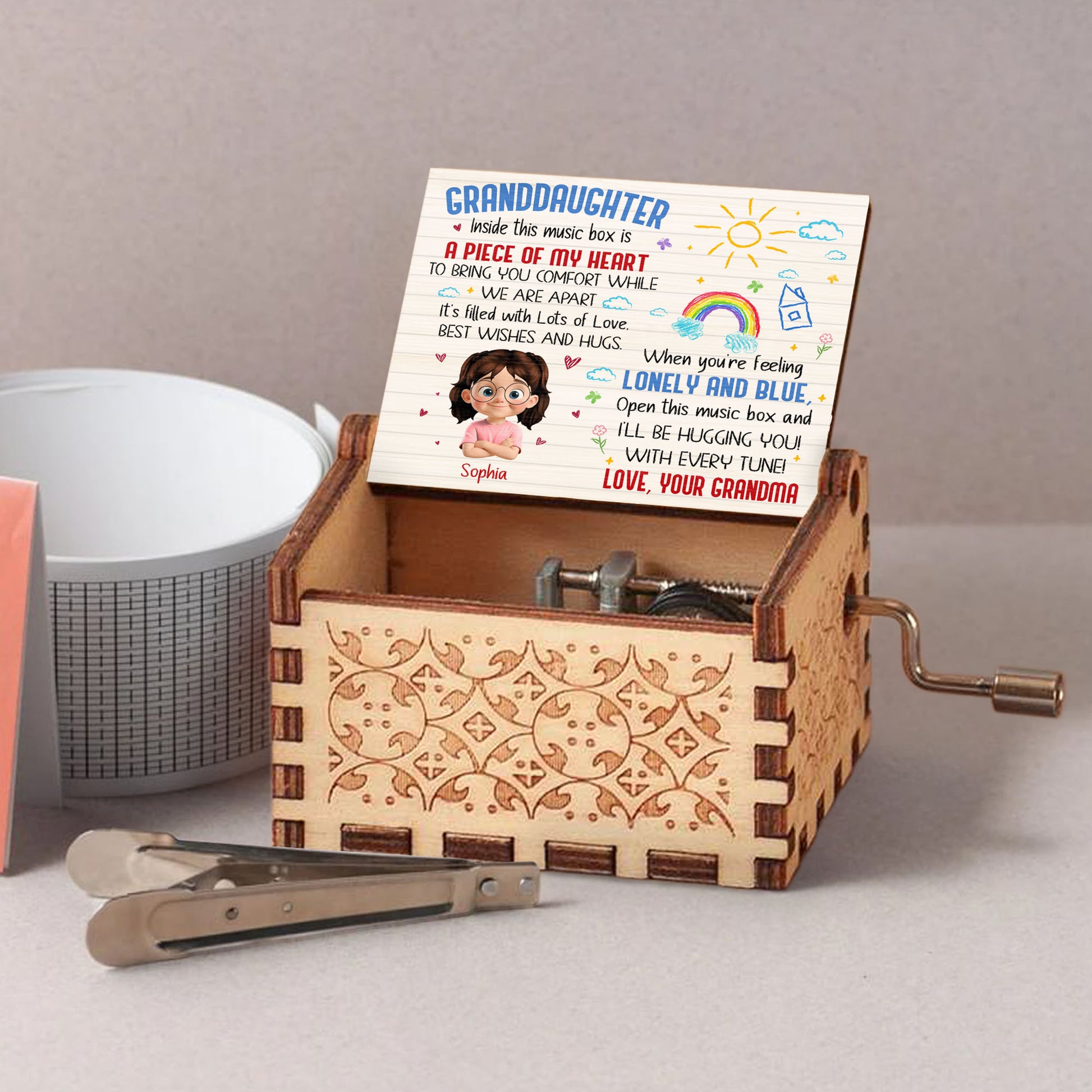 A Piece Of My Heart, Sun, Rainbow, And House Music Box