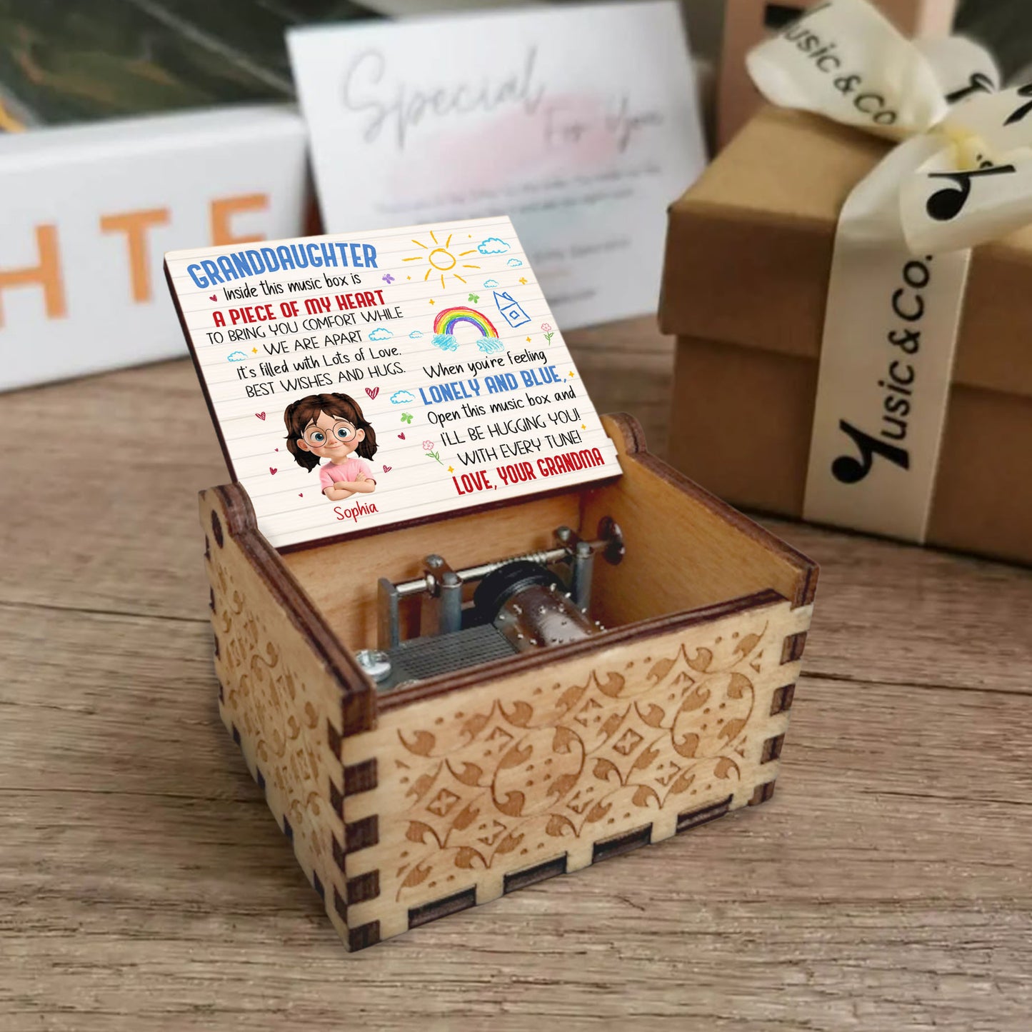 A Piece Of My Heart, Sun, Rainbow, And House Music Box