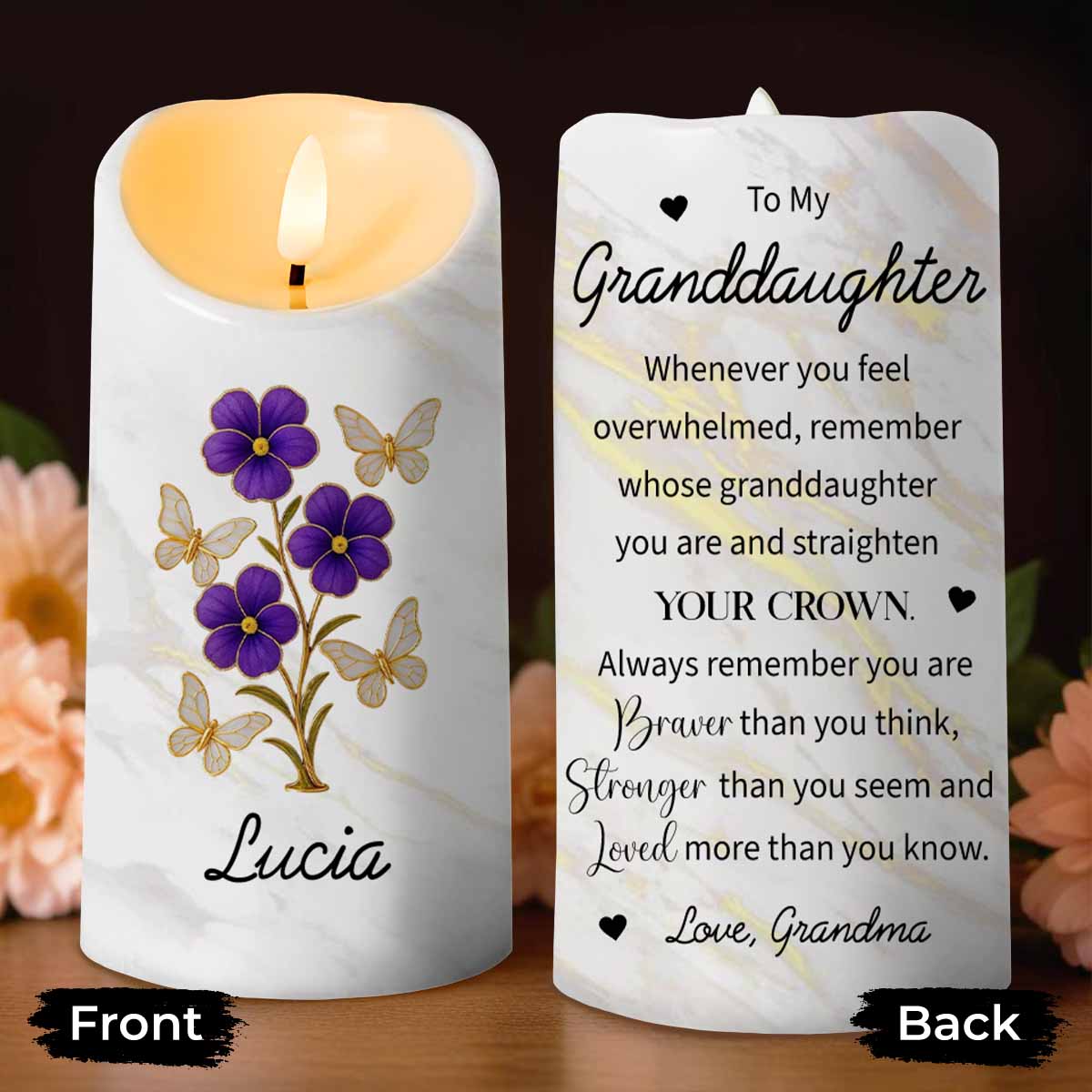 Straighten Your Crown, Encouraging Words For Granddaughter