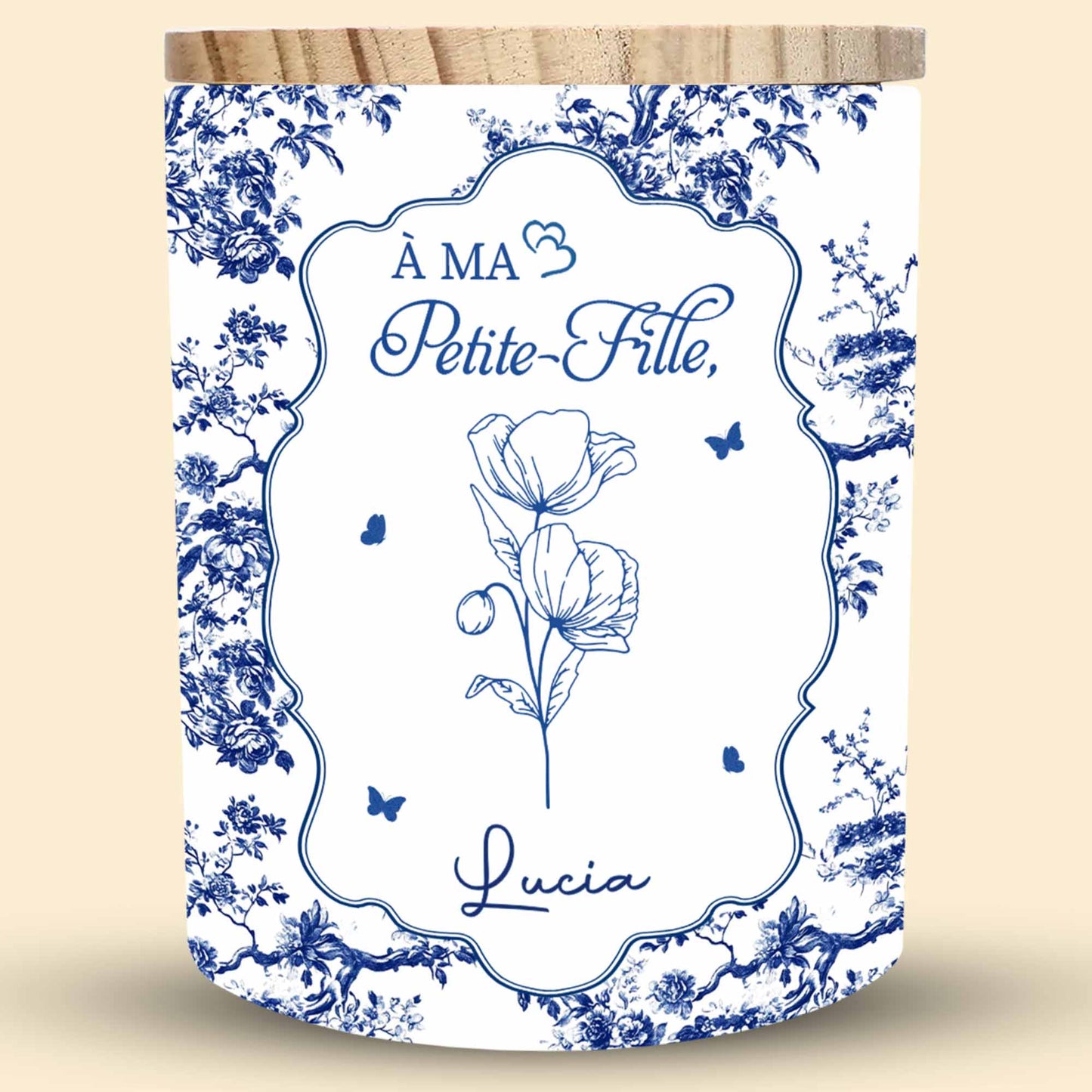 À Ma Petite-Fille, Elegant Floral Design