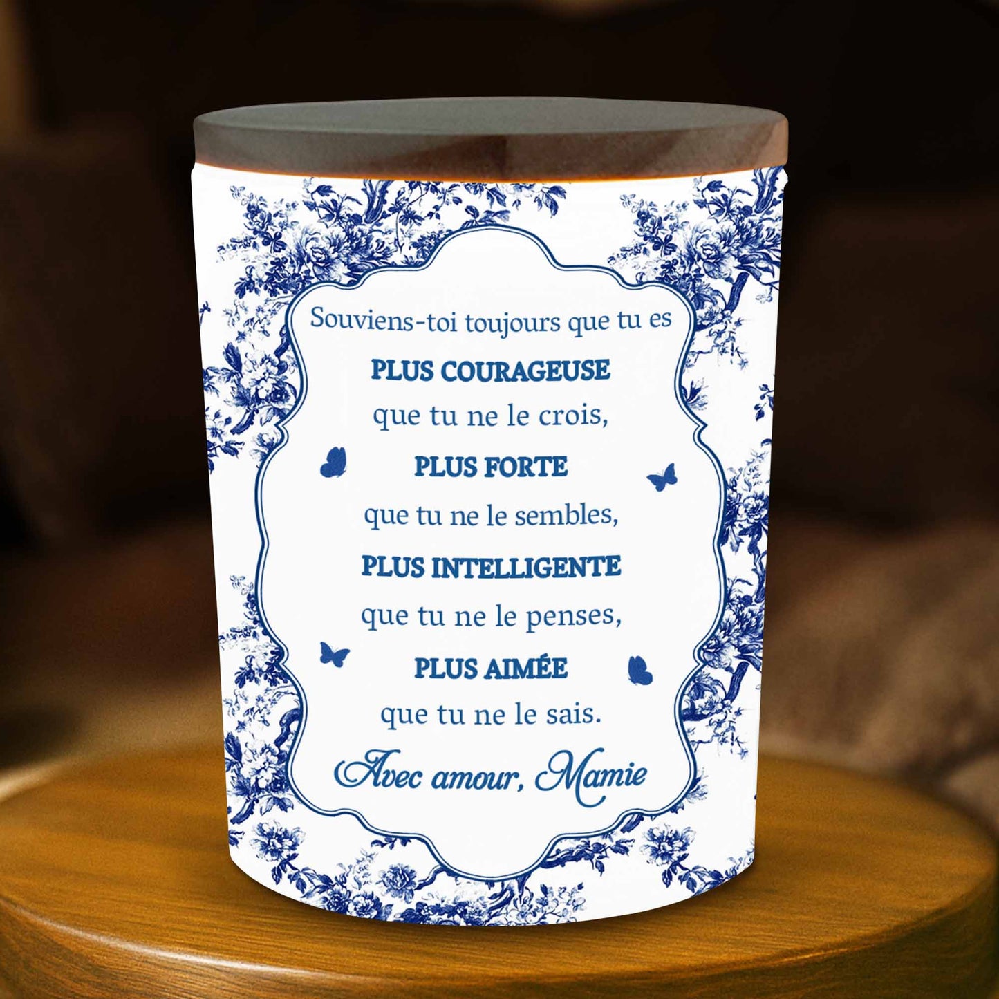 À Ma Petite-Fille, Elegant Floral Design