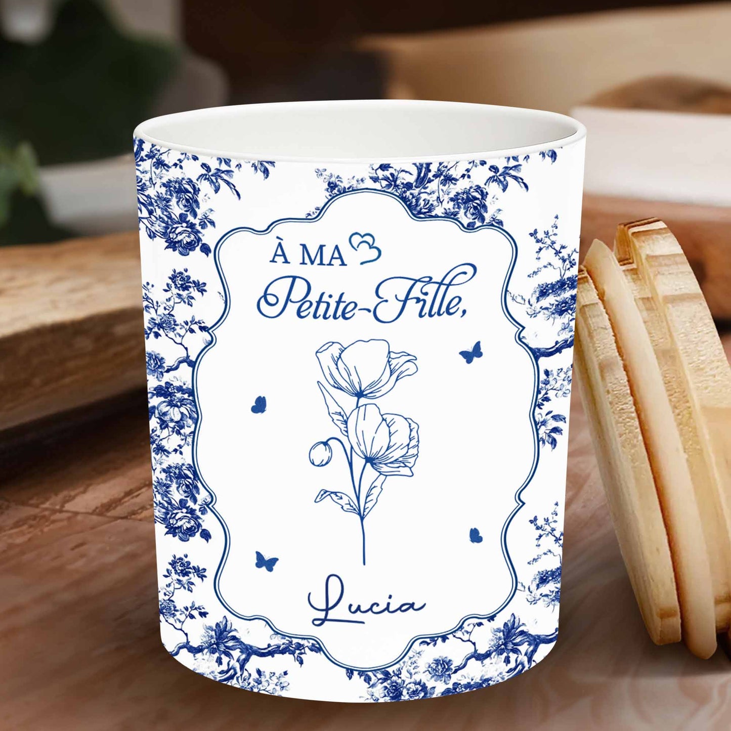 À Ma Petite-Fille, Elegant Floral Design