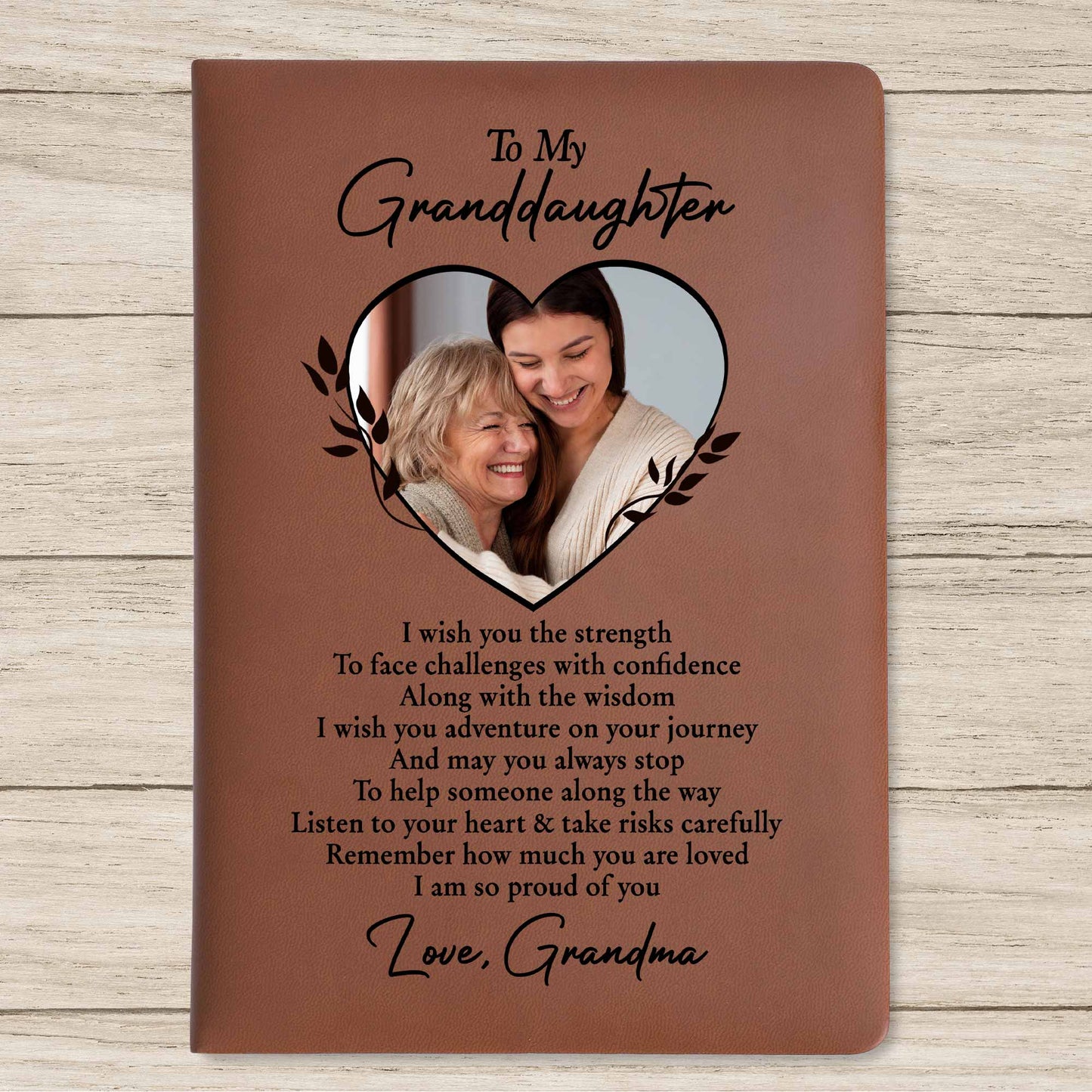 To My Granddaughter, Heart and Leaves
