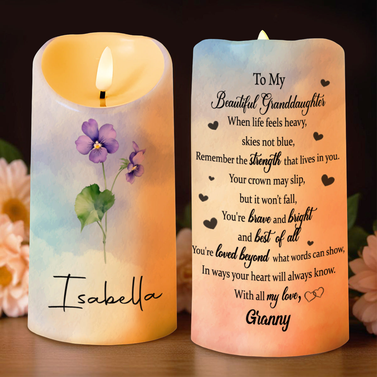 To My Beautiful Granddaughter, Strength And Love
