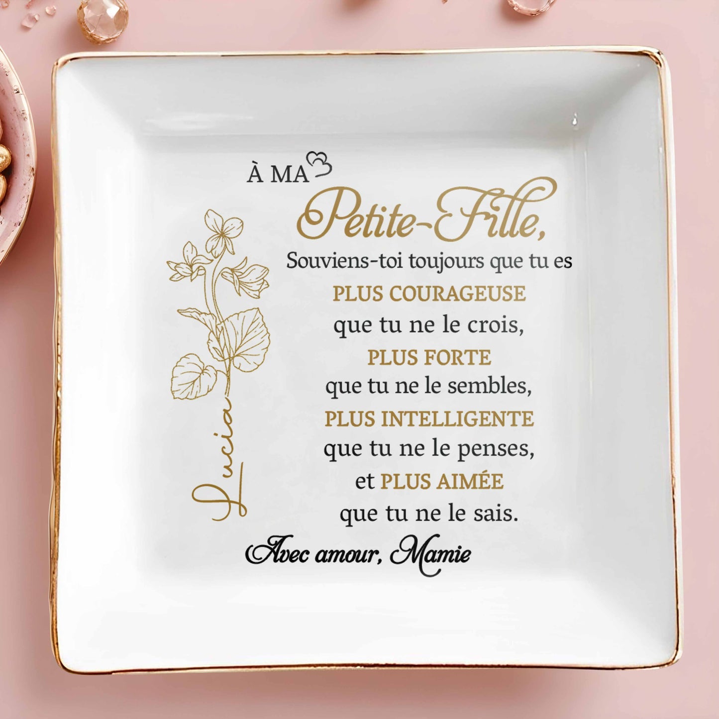 Always Remember You Are Braver, Stronger, Smarter, Flower Design