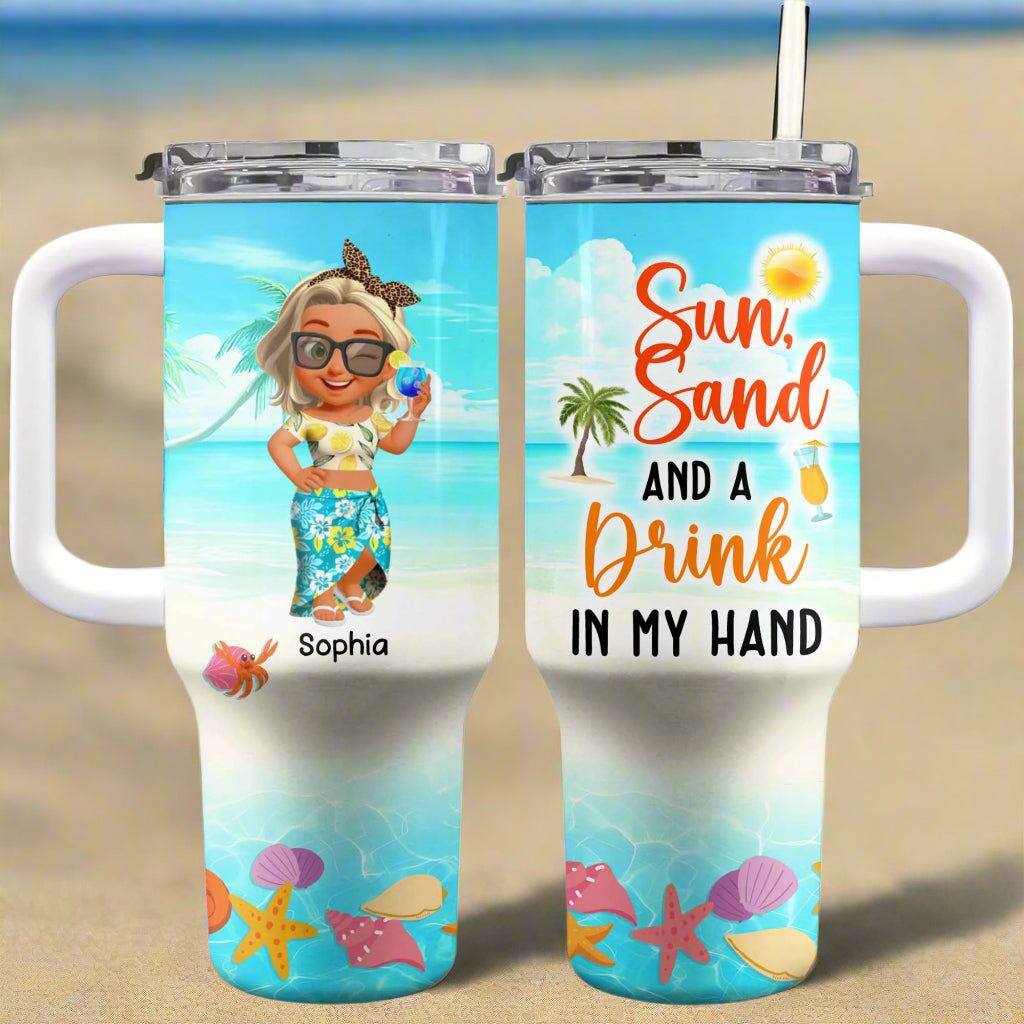 Personalize Your Sea-Themed Tumbler, Perfect For Beach Lovers