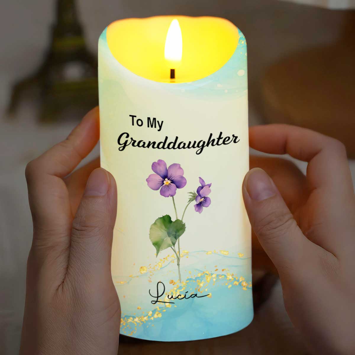 To My Granddaughter, Love From Grandma, Flowers