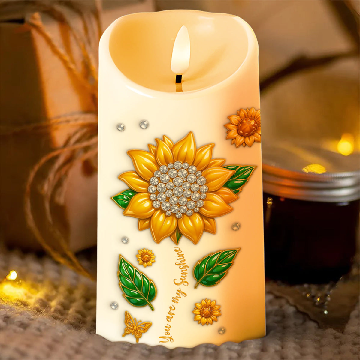 To My Granddaughter Believe In Yourself With Sunflowers