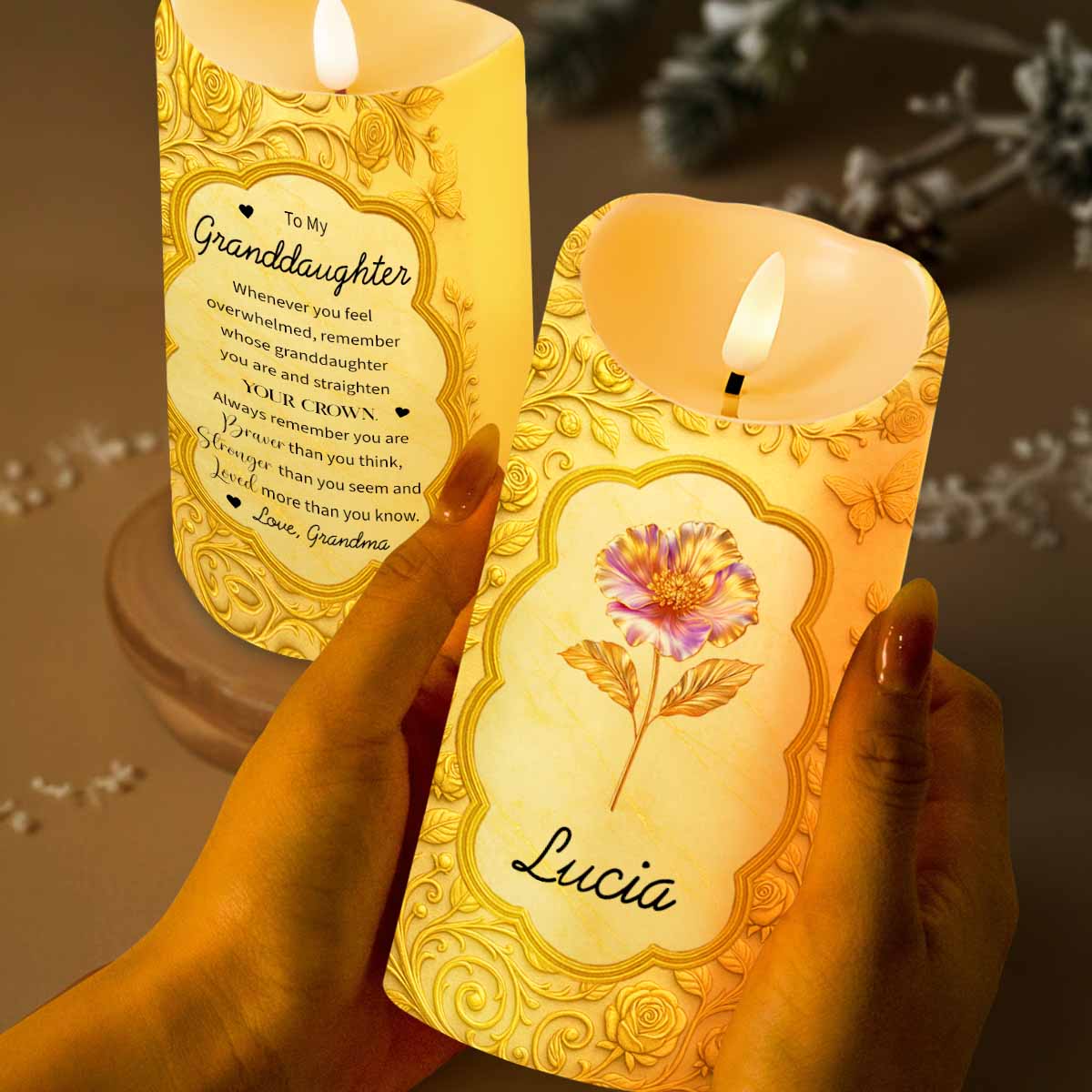 Whenever You Feel Overwhelmed, Remember Flower and Butterfly Design
