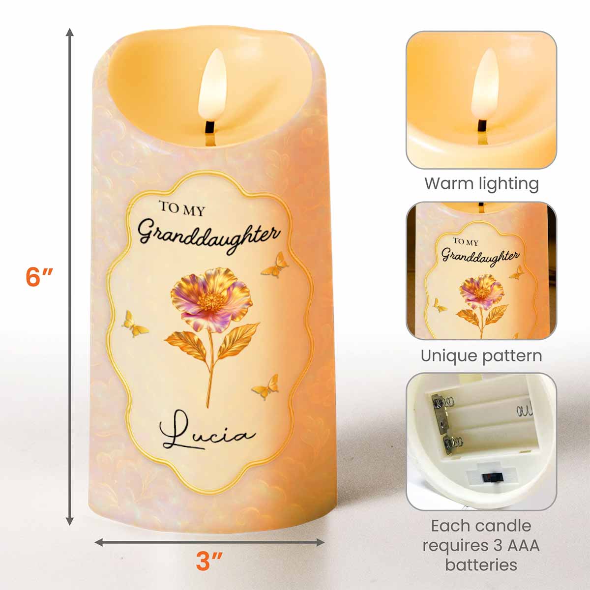 Once Upon A Time, Little Girl Stole My Heart, Flower and Butterfly Design