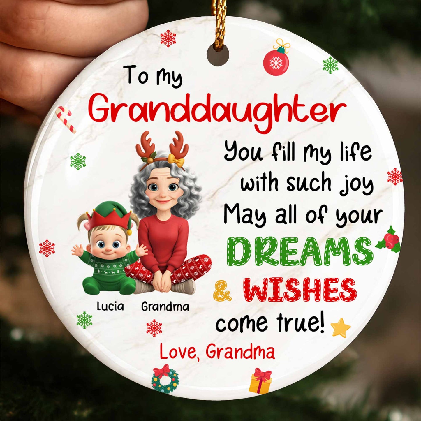 To My Granddaughter, Joy And Dreams Come True