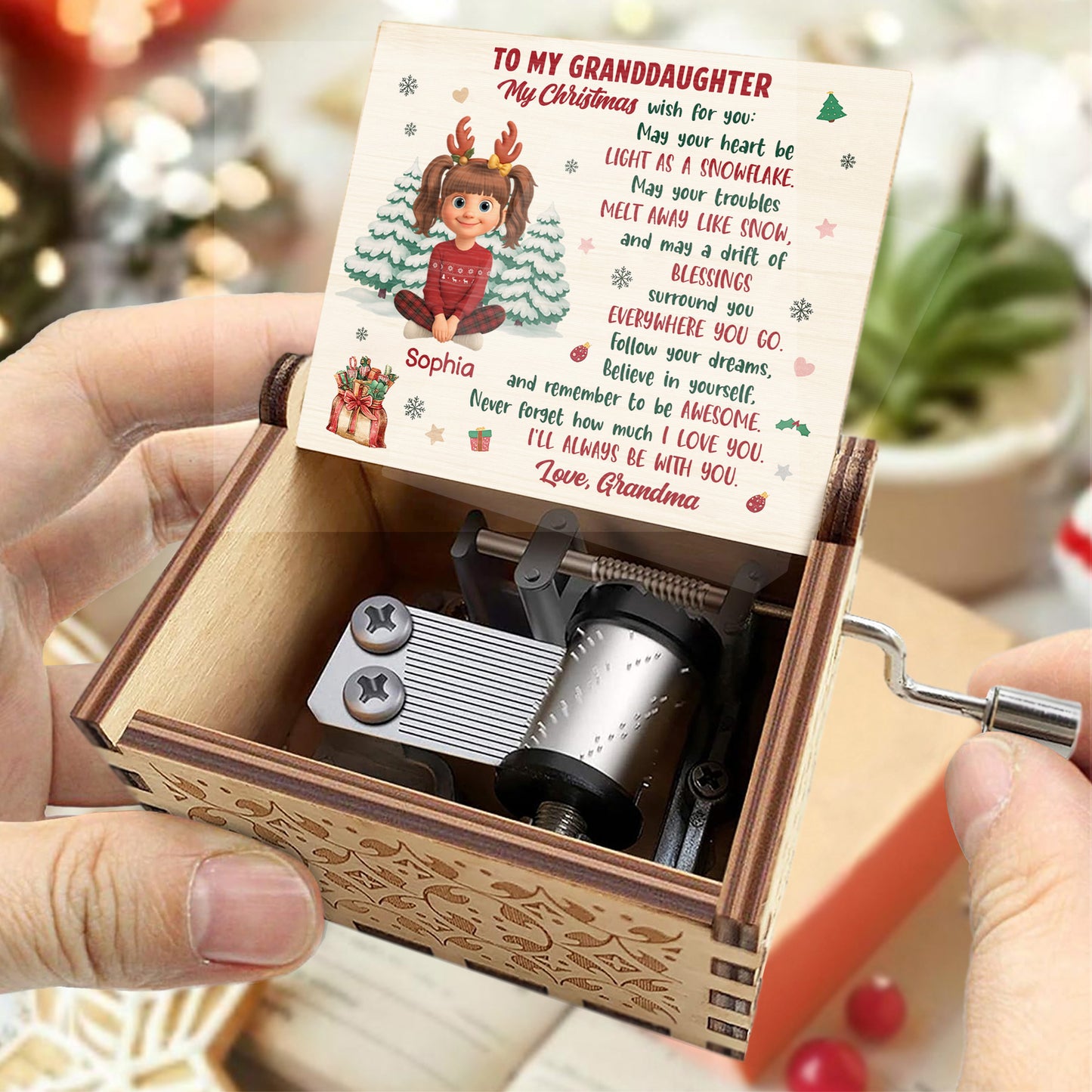 To My Granddaughter, Christmas Blessings With Love