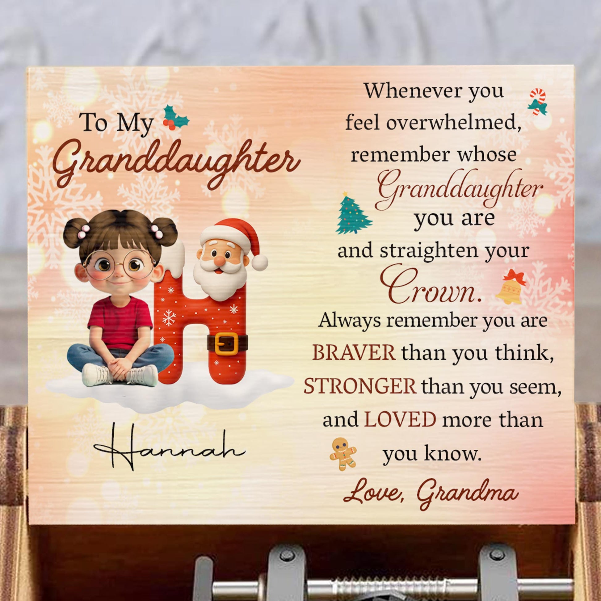 To My Granddaughter, Remember Whose Granddaughter You Are