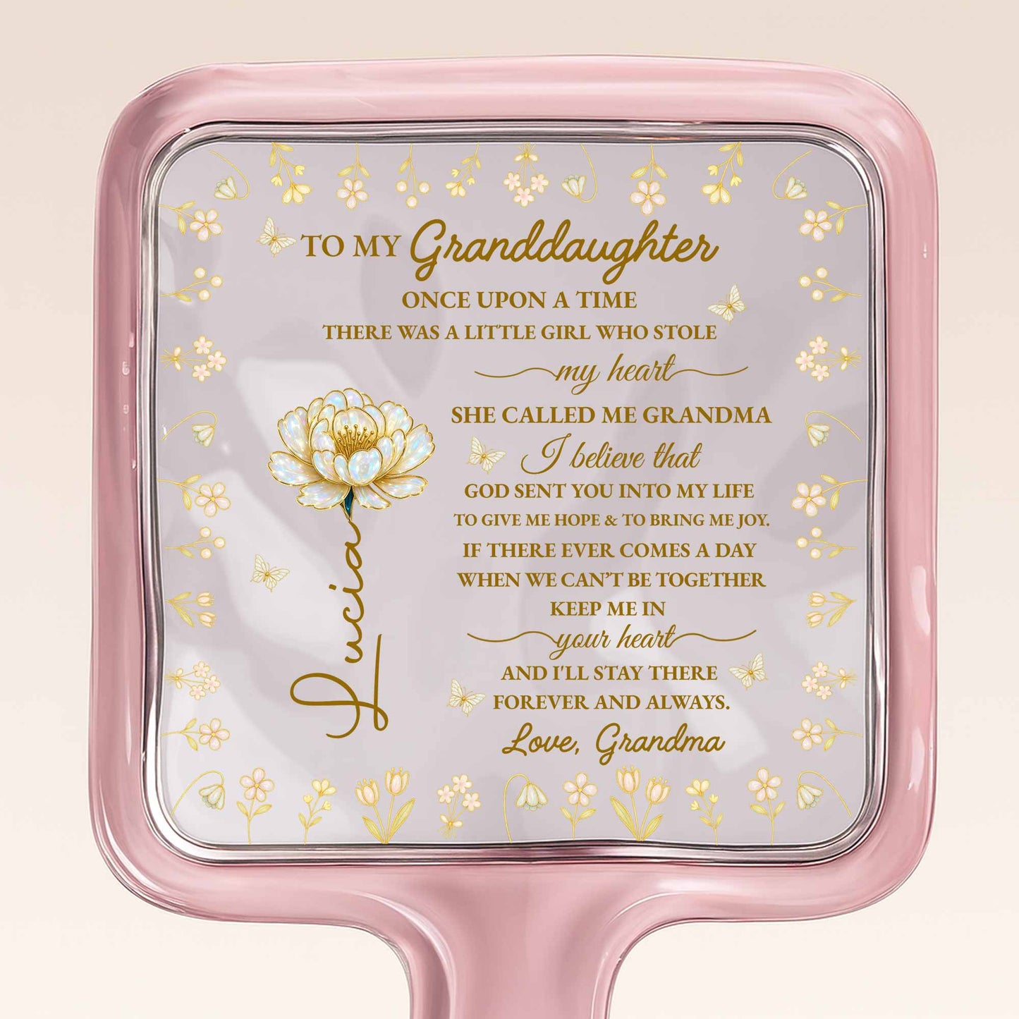 To My Granddaughter, Flowers, Once Upon A Time