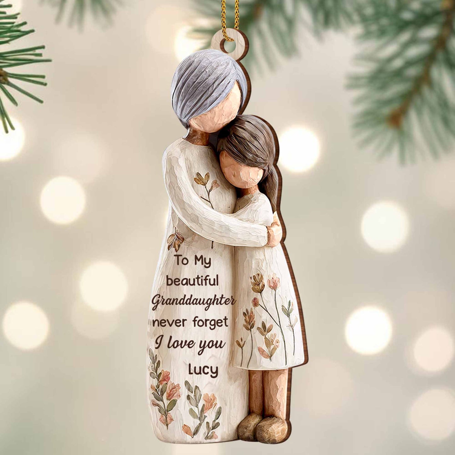 To My Beautiful Granddaughter, Love and Flowers