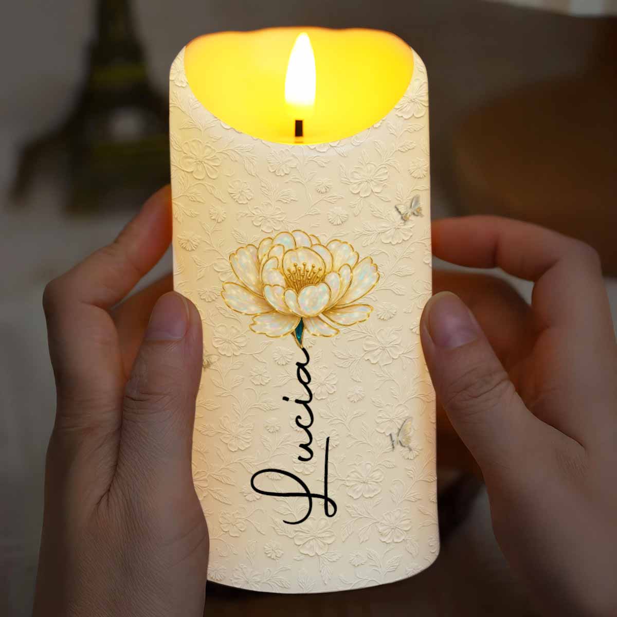 Always Remember You Are Braver Than You Believe - Personalized Custom LED Candle - GDT553_LECA
