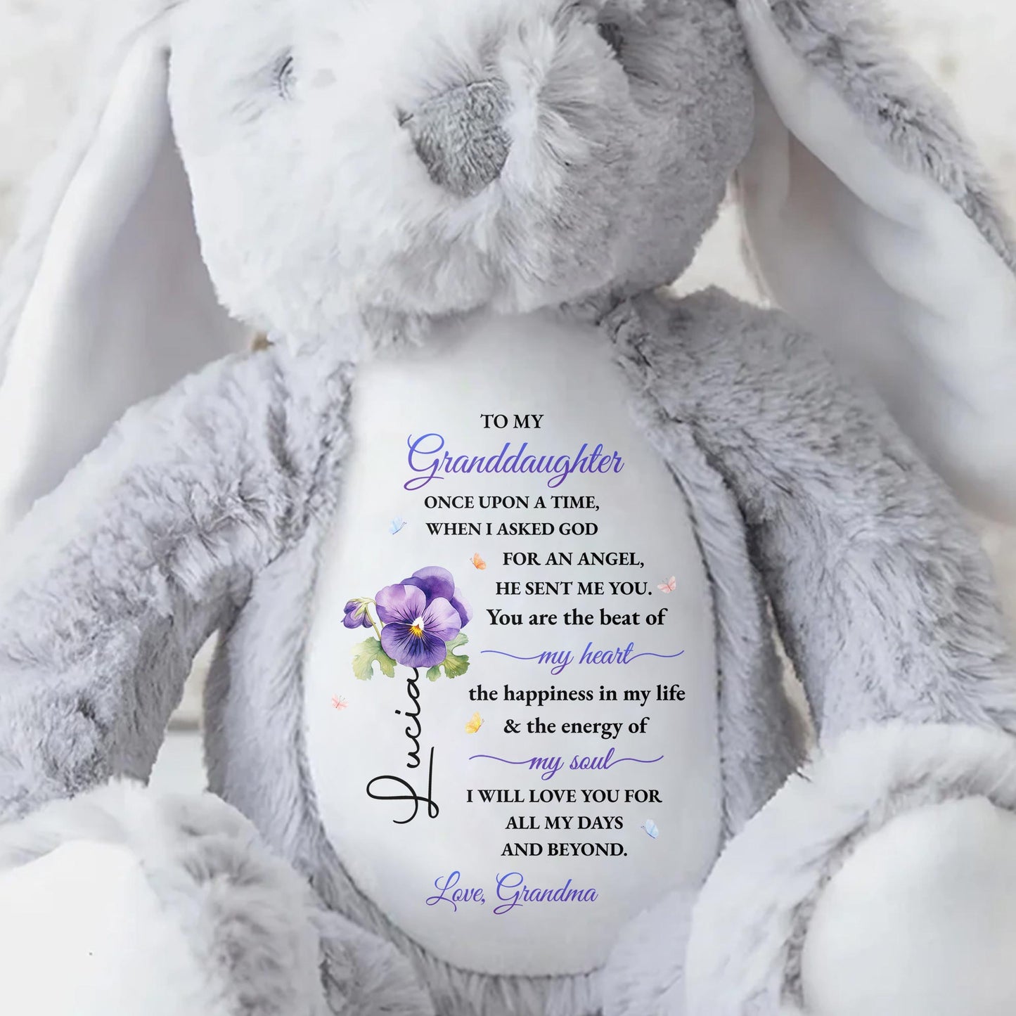 To My Granddaughter, Once Upon A Time With Flowers