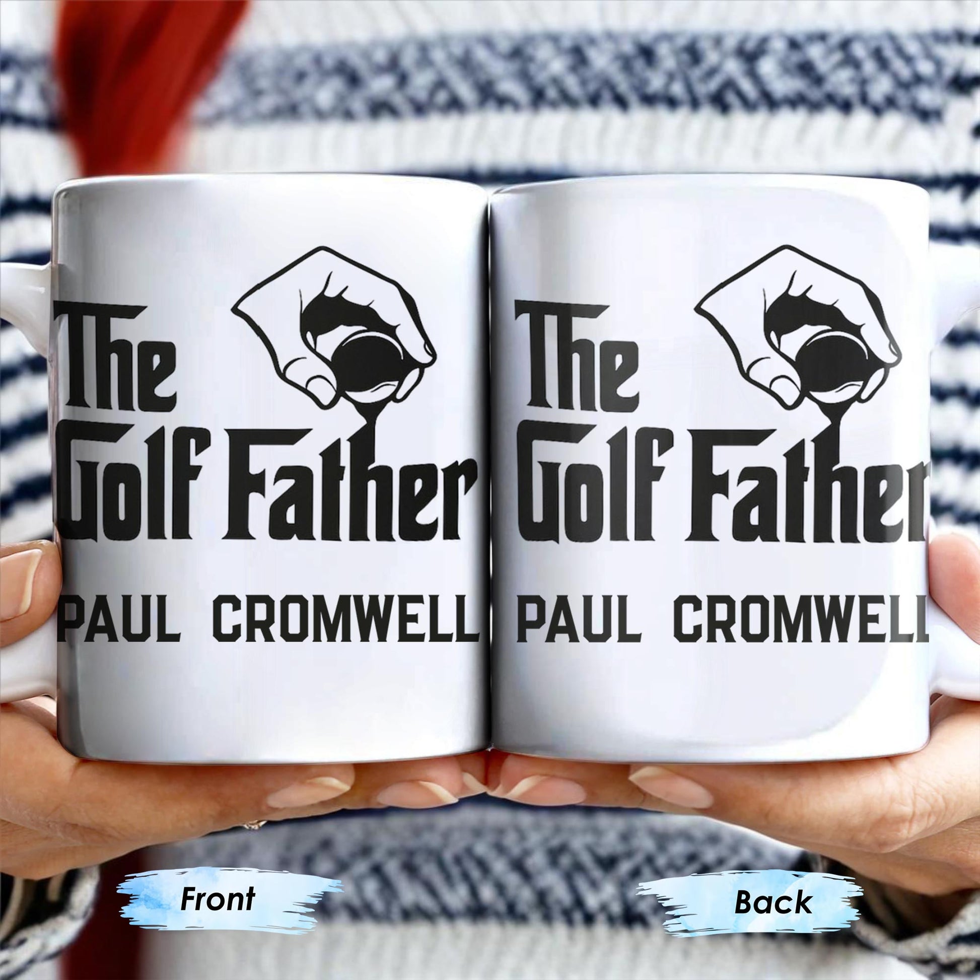 The Golf Father, Hand Holding Golf Ball