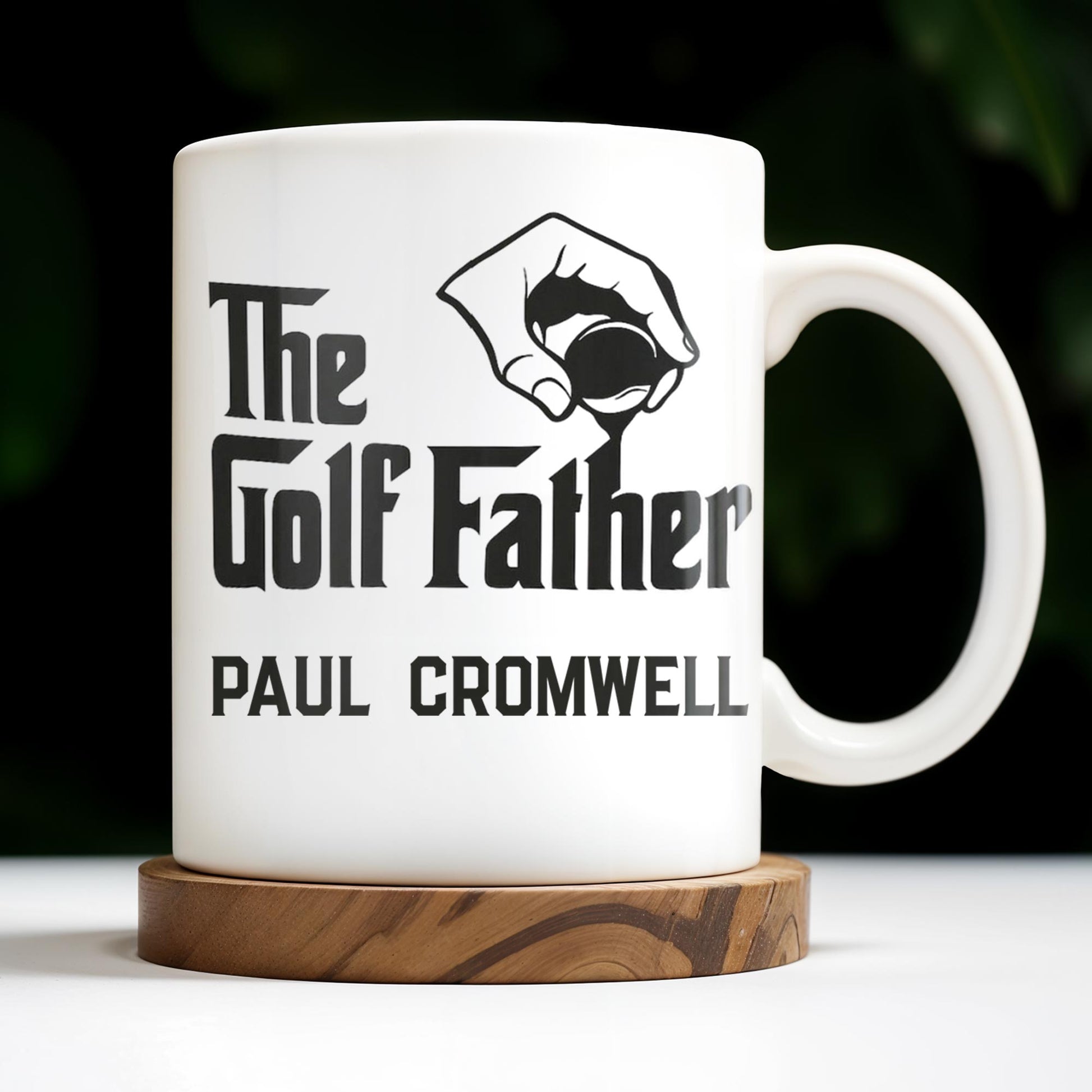 The Golf Father, Hand Holding Golf Ball