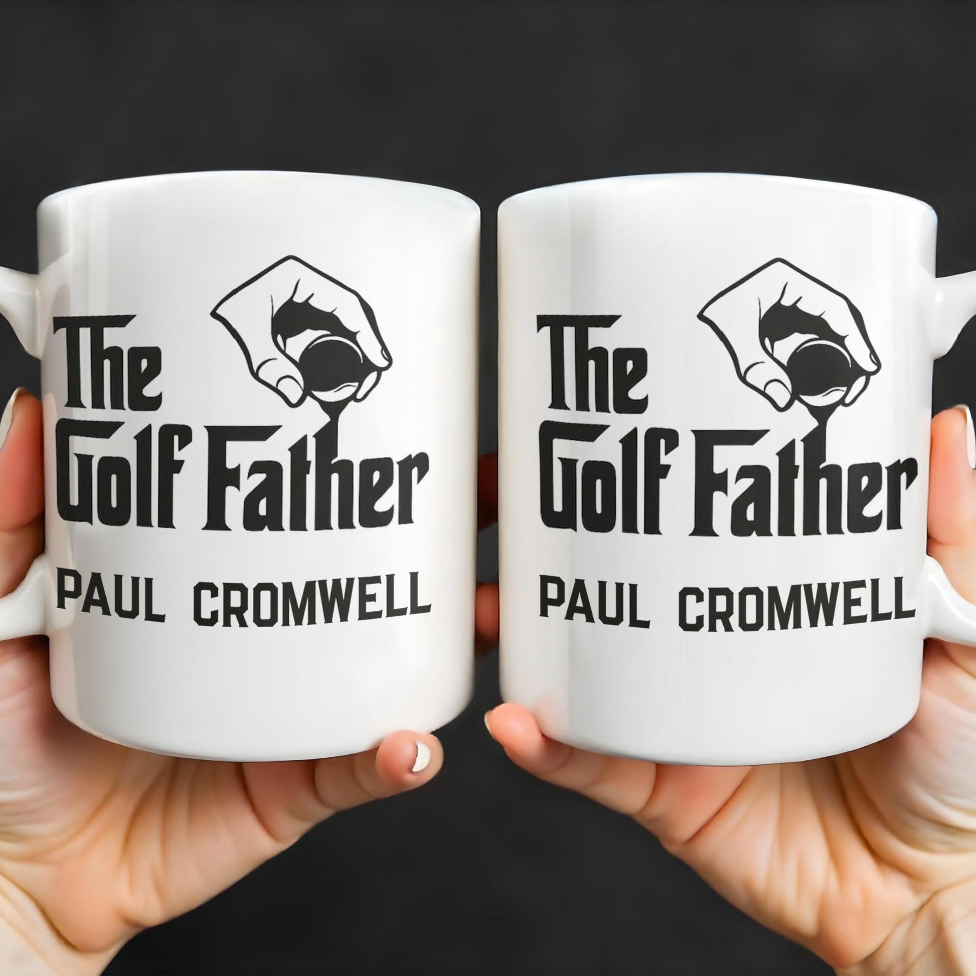 The Golf Father, Hand Holding Golf Ball