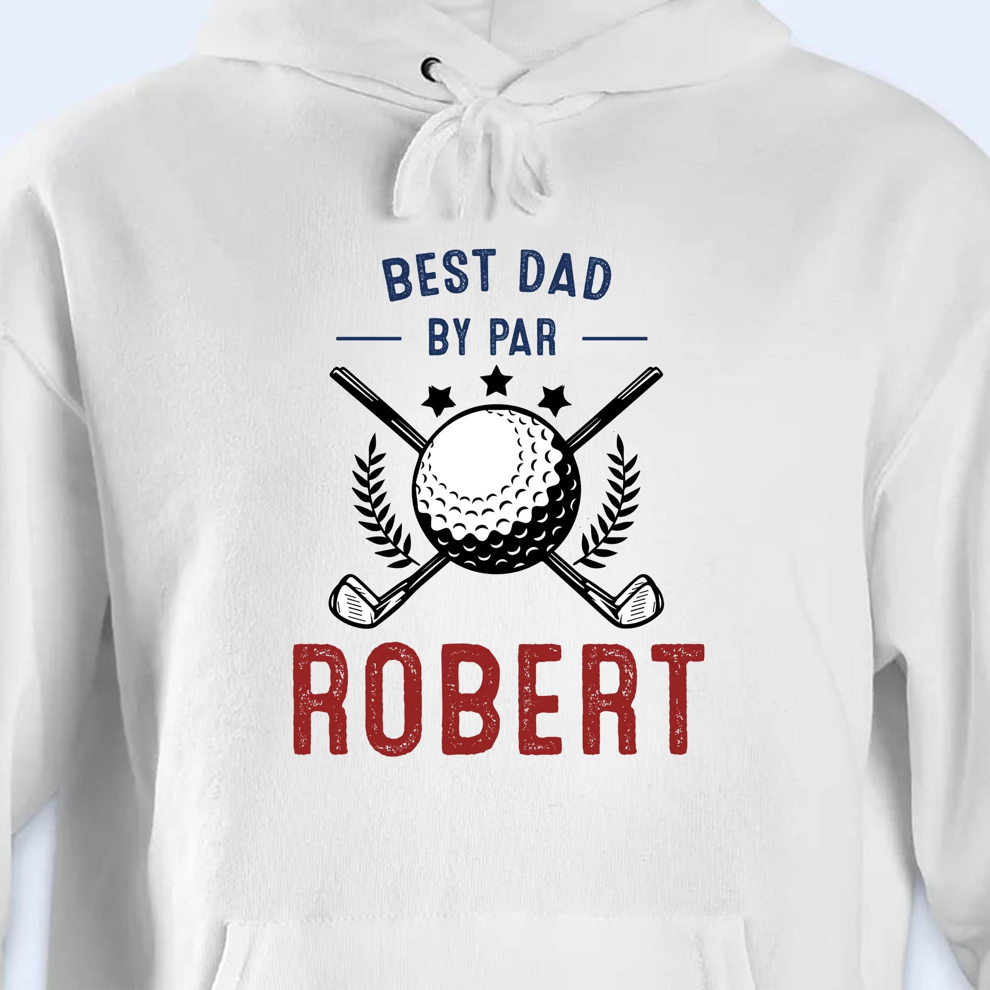 Best Dad By Par, Golf Ball and Golf Clubs