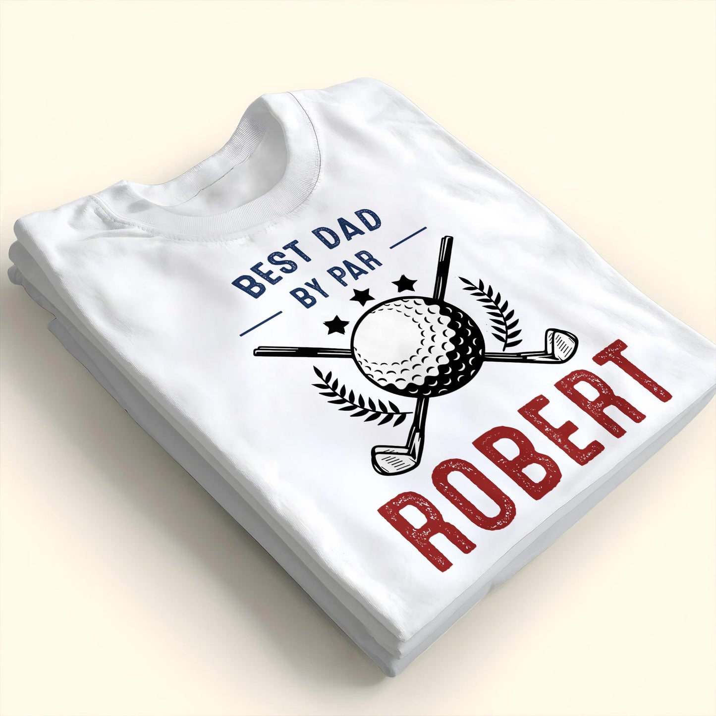 Best Dad By Par, Golf Ball and Golf Clubs