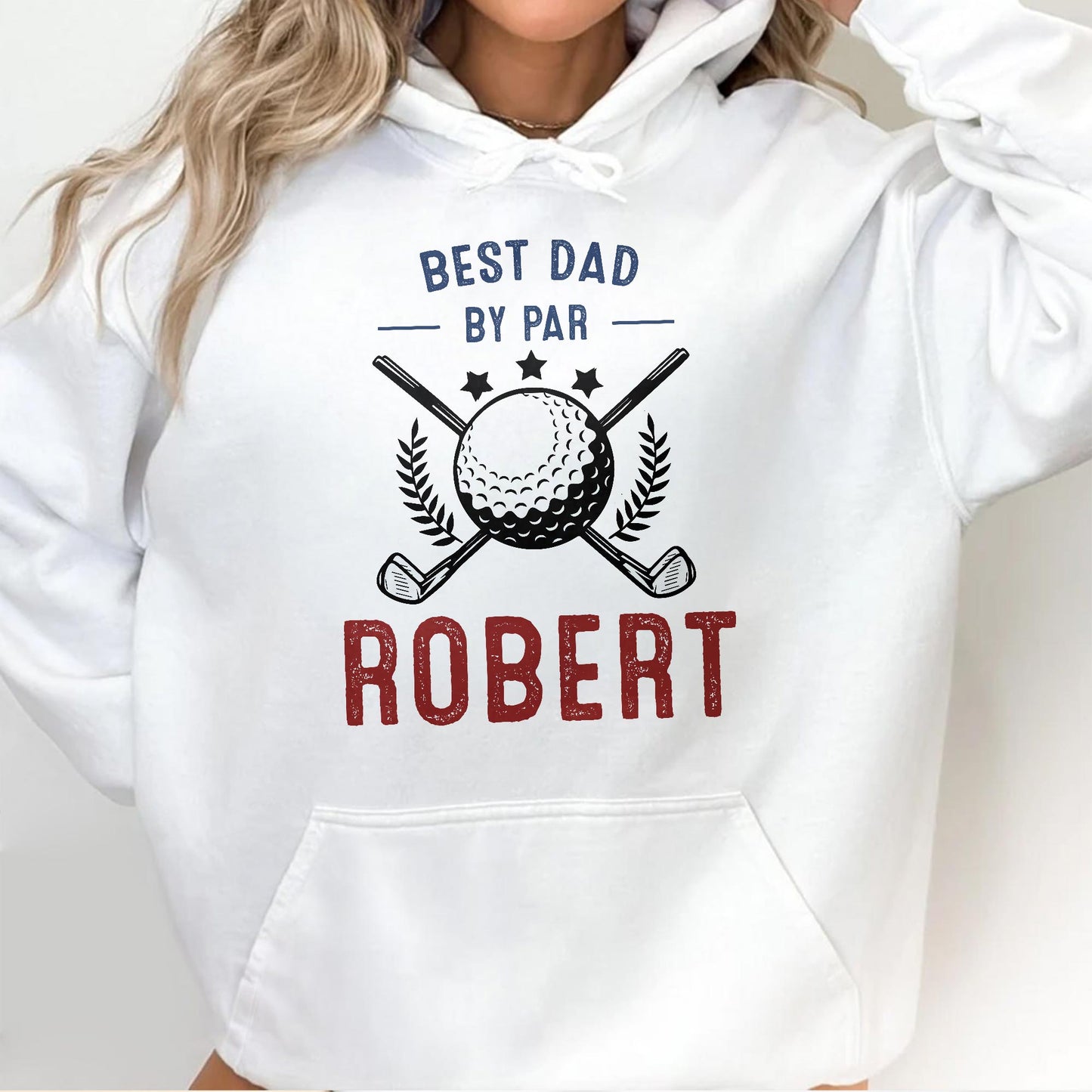 Best Dad By Par, Golf Ball and Golf Clubs