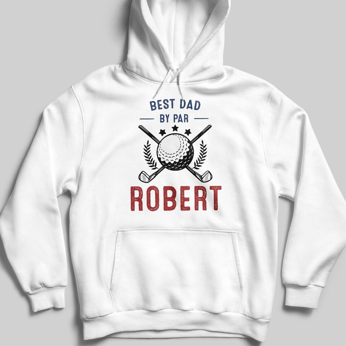 Best Dad By Par, Golf Ball and Golf Clubs