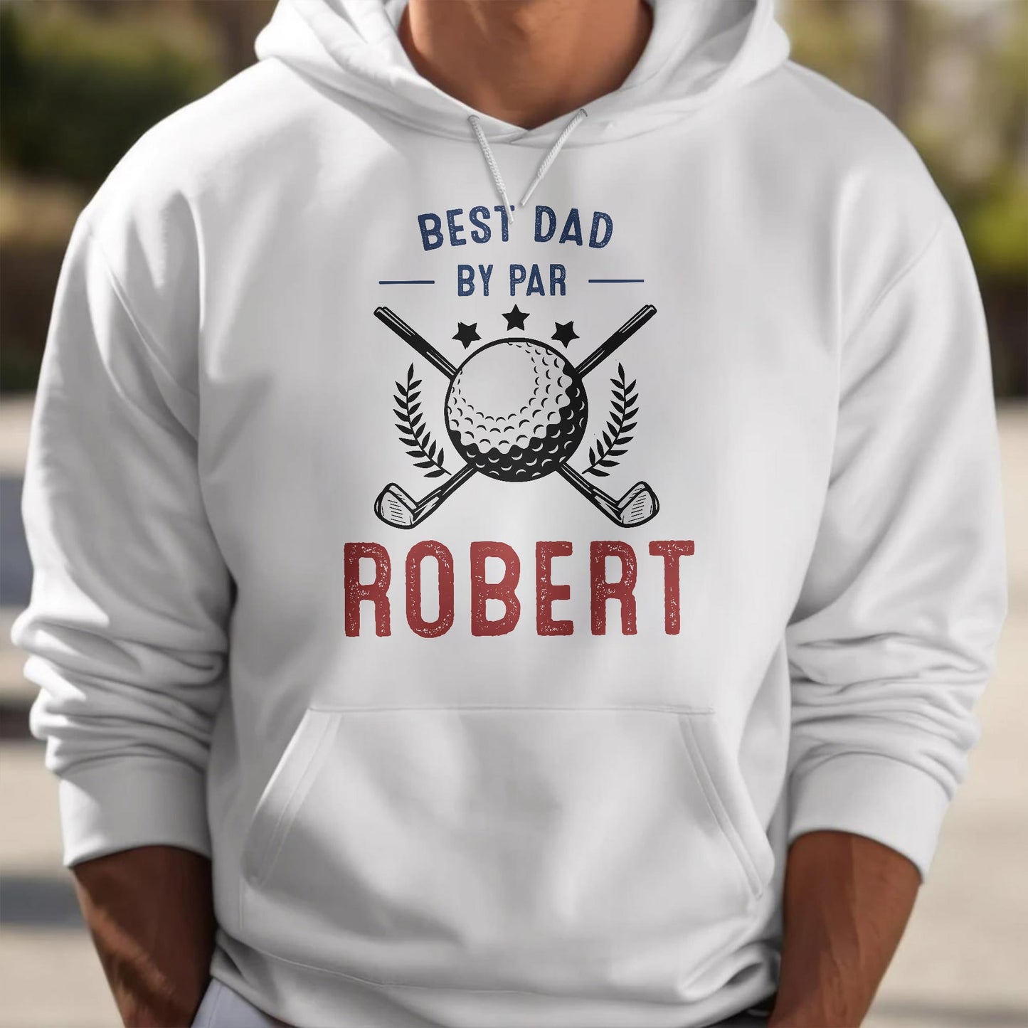 Best Dad By Par, Golf Ball and Golf Clubs