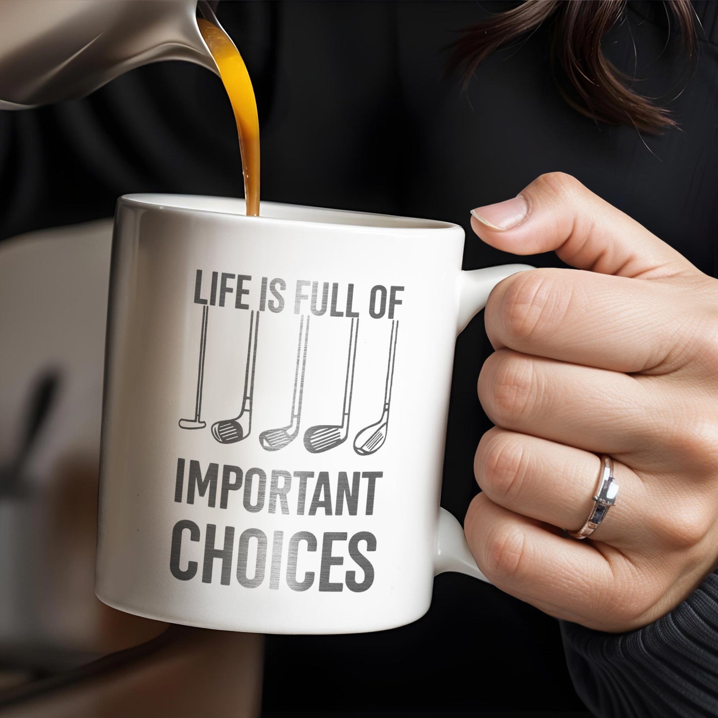Life Is Full Of Important Choices, Golf Clubs