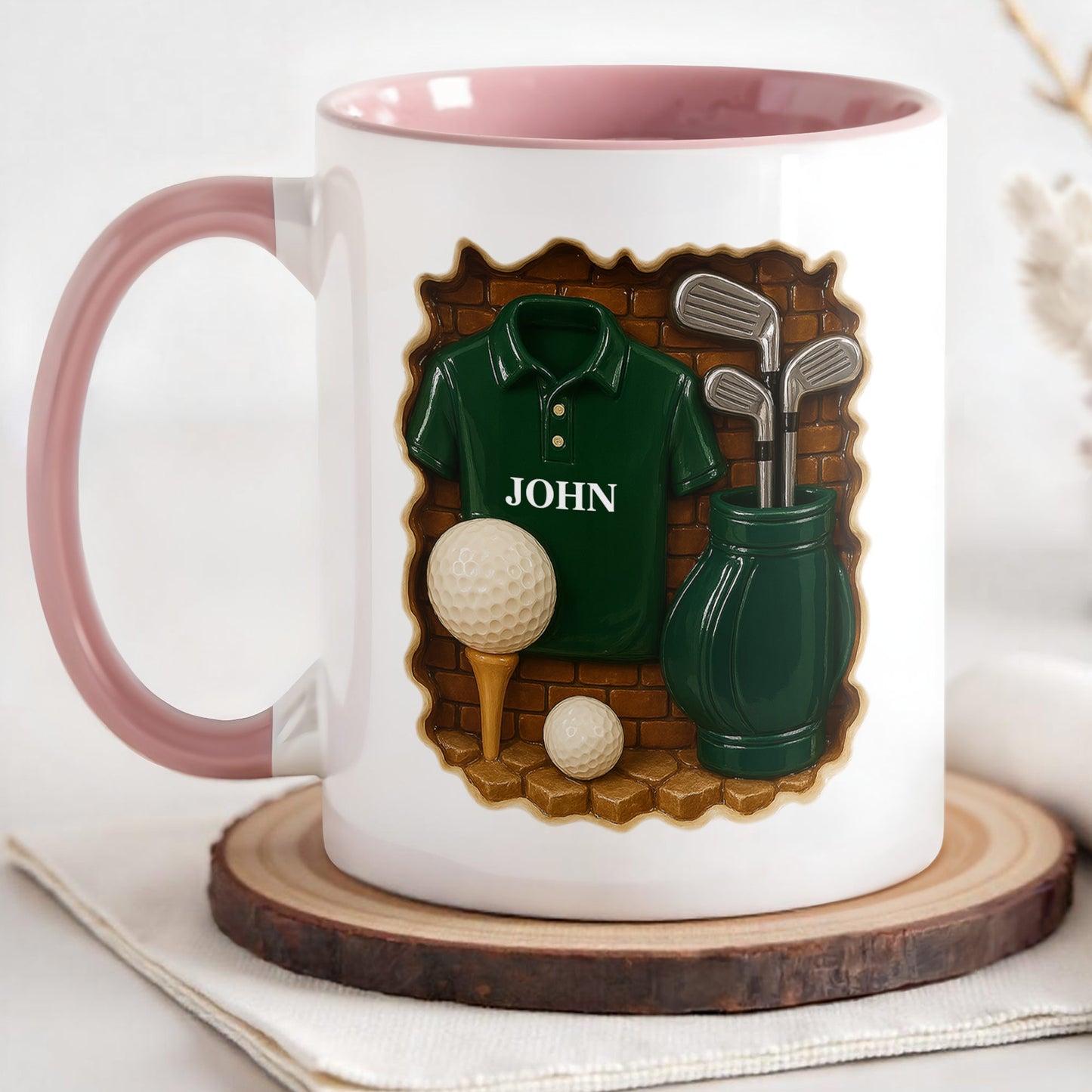Perfect Gift For Golf Lovers With Shirt, Clubs, And Balls