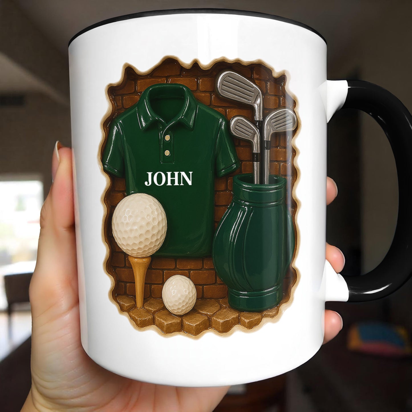 Perfect Gift For Golf Lovers With Shirt, Clubs, And Balls