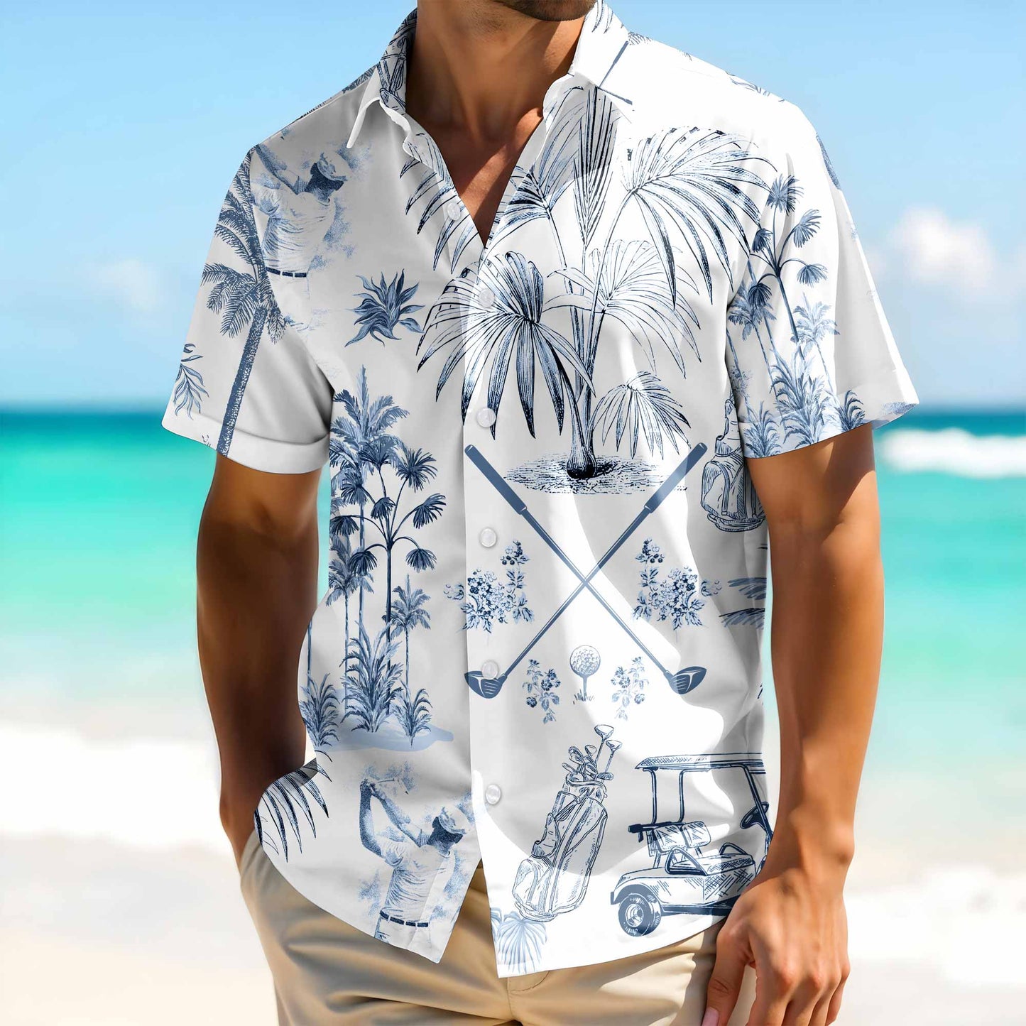 Explore Tropical Dreams With Palms And Golf