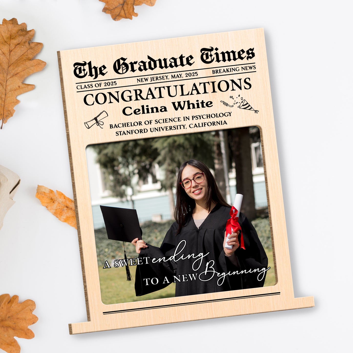 A Sweet Ending To A New Beginning With Graduate Cap And Diploma