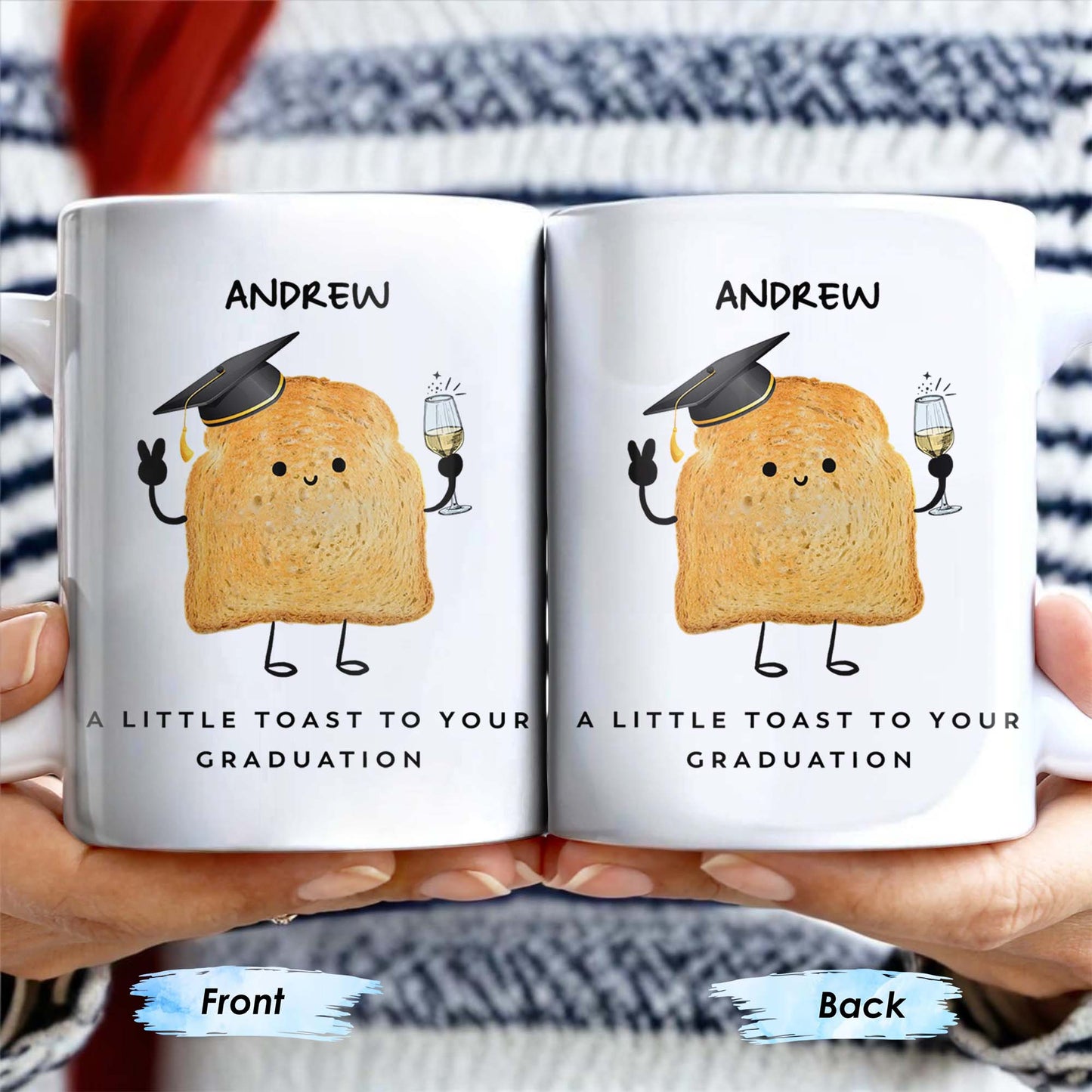 A Little Toast To Your Graduation Toast With Mortarboard