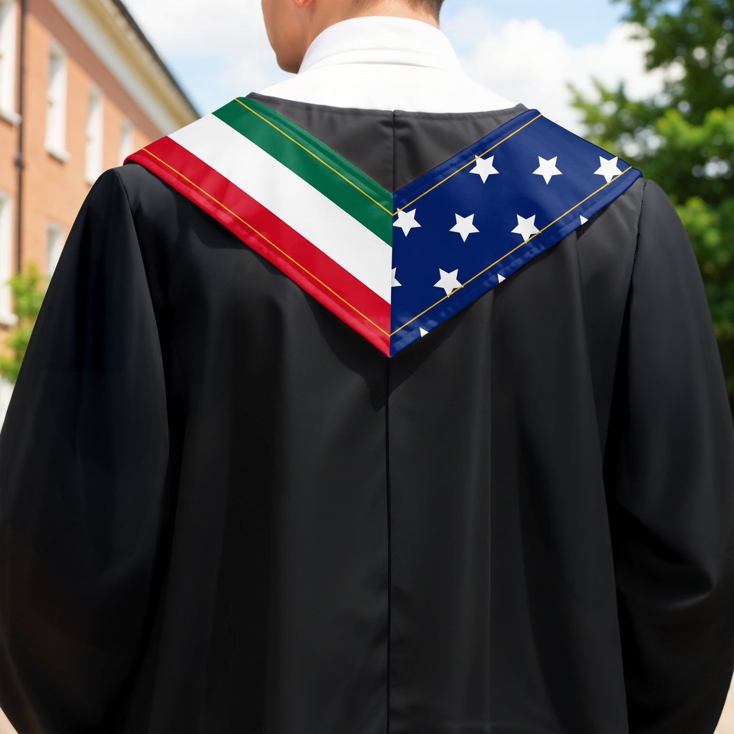 Class Of 2025, American Flag, Graduation Cap, Stars