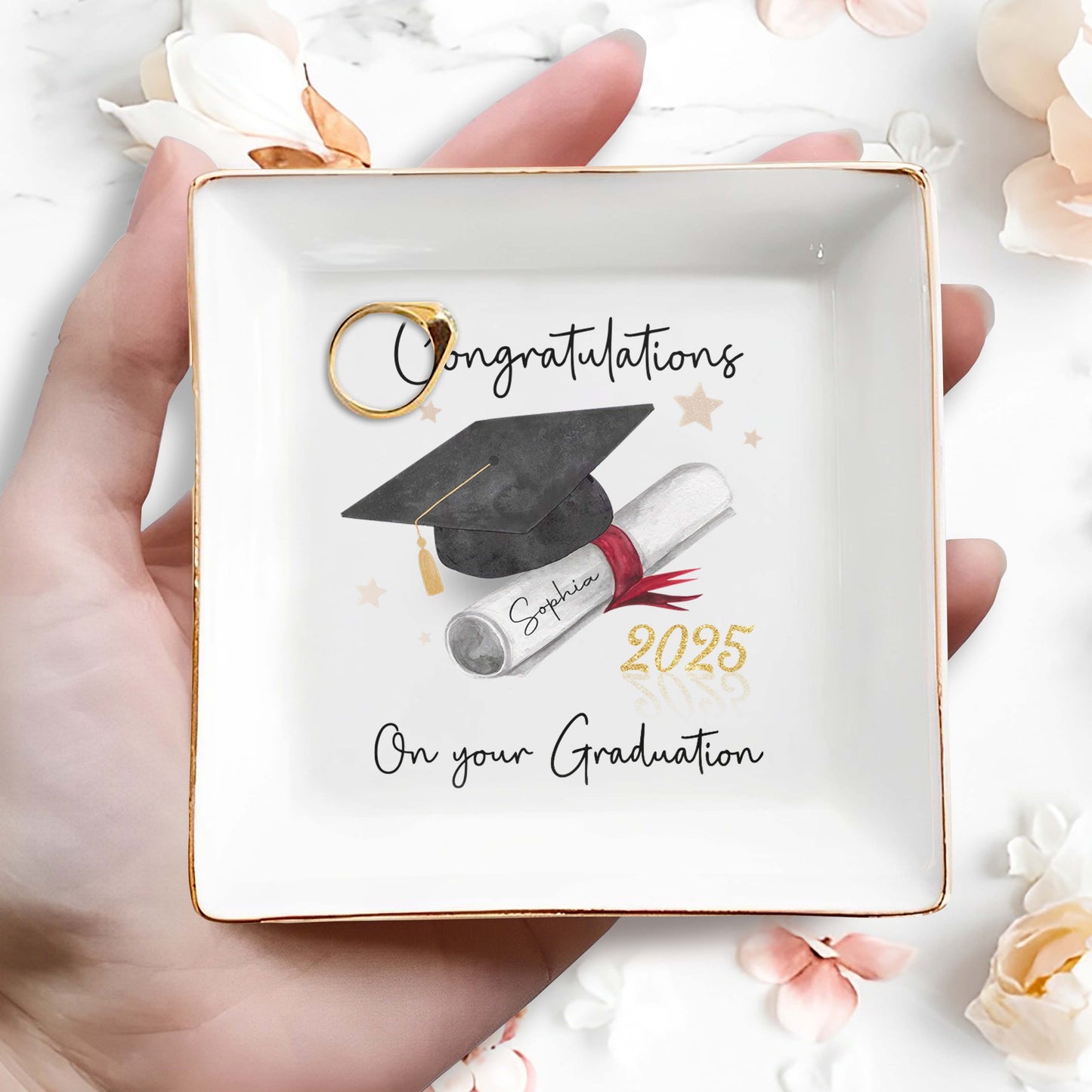 Congratulations On Your Graduation, Graduation Cap and Diploma
