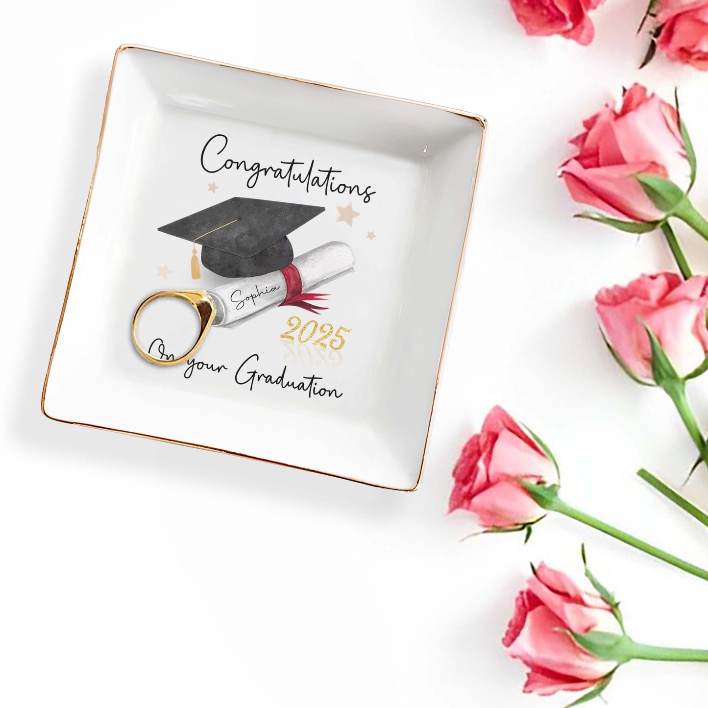 Congratulations On Your Graduation, Graduation Cap and Diploma
