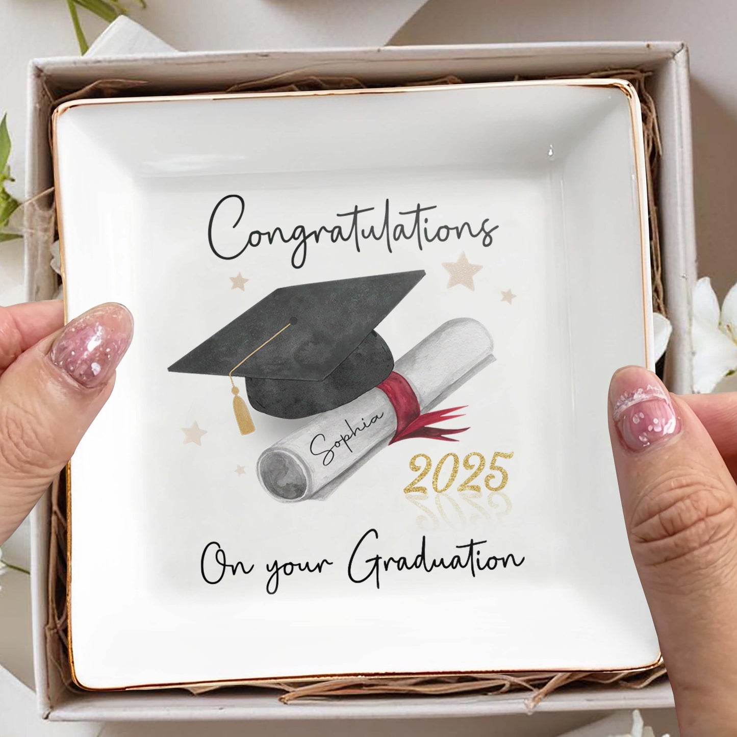 Congratulations On Your Graduation, Graduation Cap and Diploma